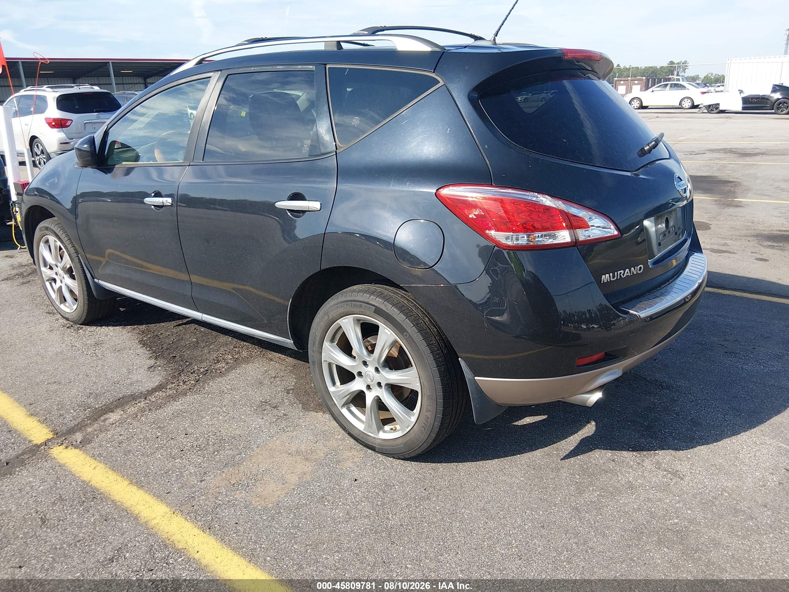 2012 Nissan Murano Le Синий vin: JN8AZ1MW1CW207520