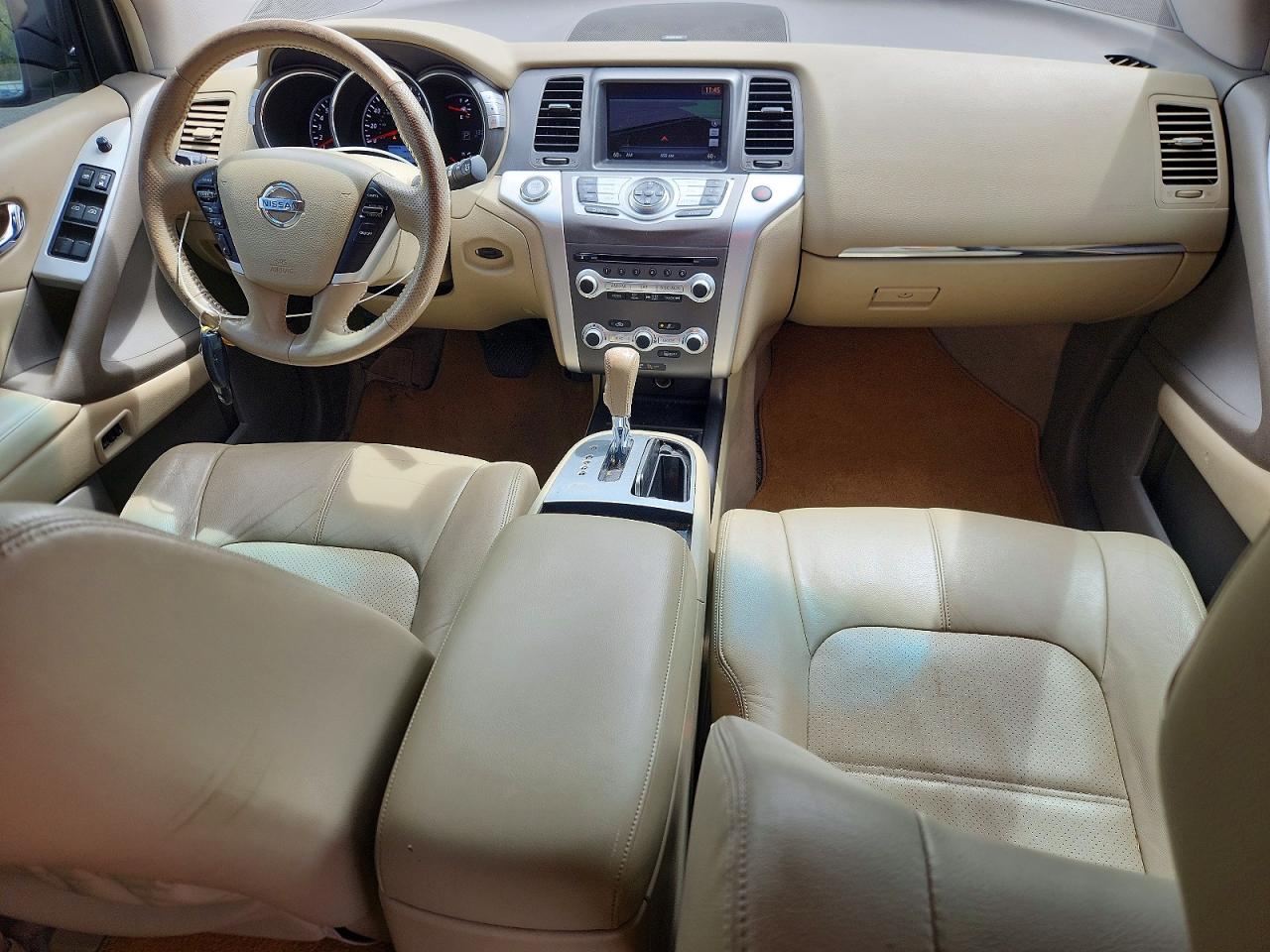 2012 Nissan Murano S White vin: JN8AZ1MW1CW208442