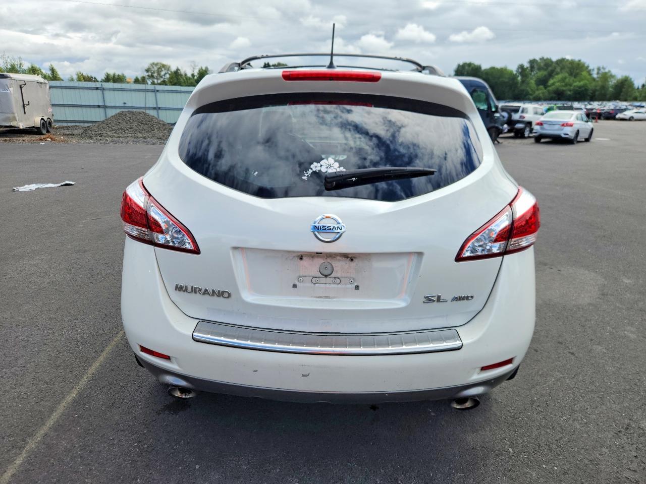2012 Nissan Murano S White vin: JN8AZ1MW1CW208442