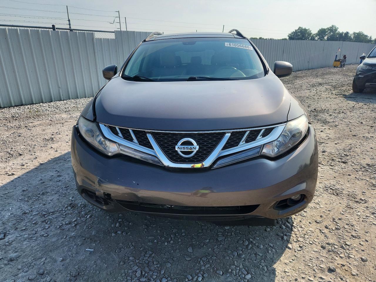 2012 Nissan Murano S Коричневый vin: JN8AZ1MW1CW217934