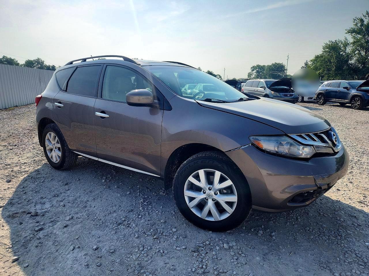 2012 Nissan Murano S Коричневый vin: JN8AZ1MW1CW217934