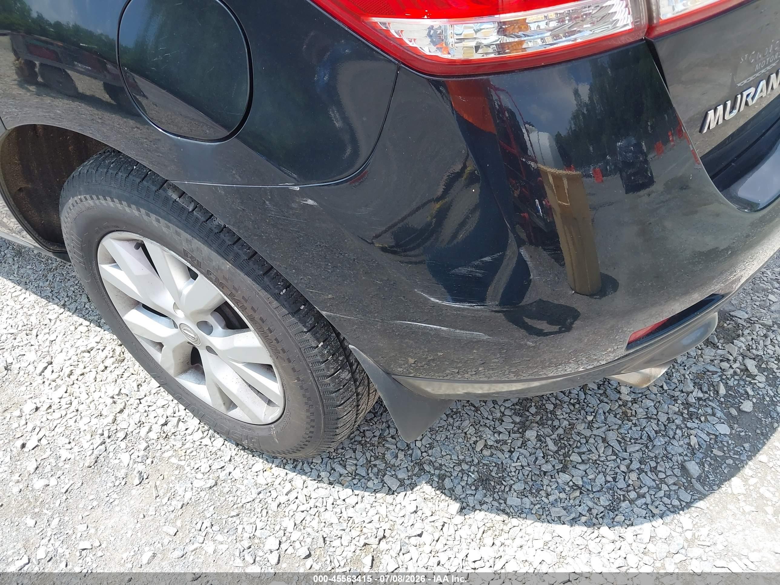 2012 Nissan Murano Sl Черный vin: JN8AZ1MW1CW218632