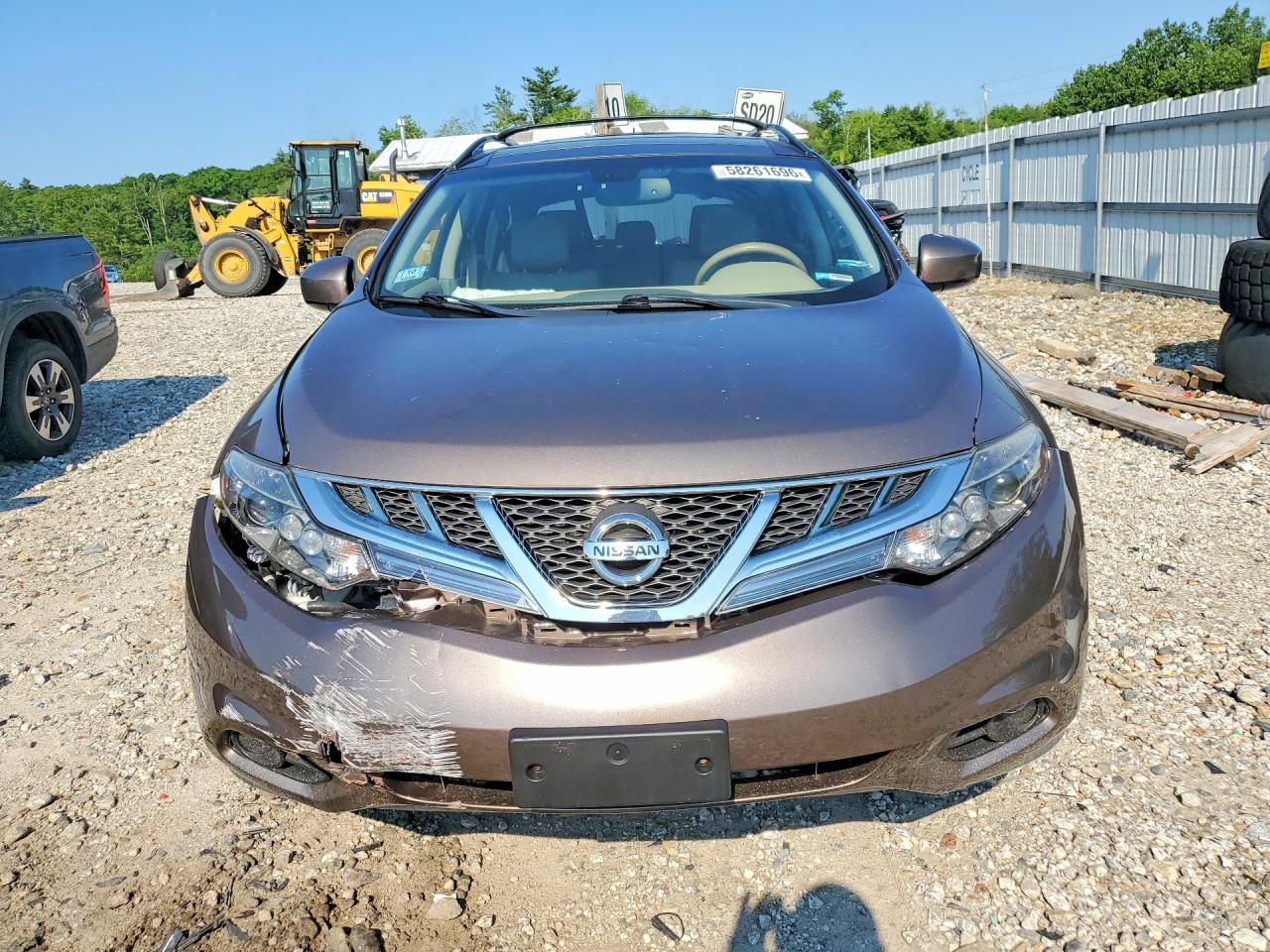2012 Nissan Murano S Brown vin: JN8AZ1MW1CW219666