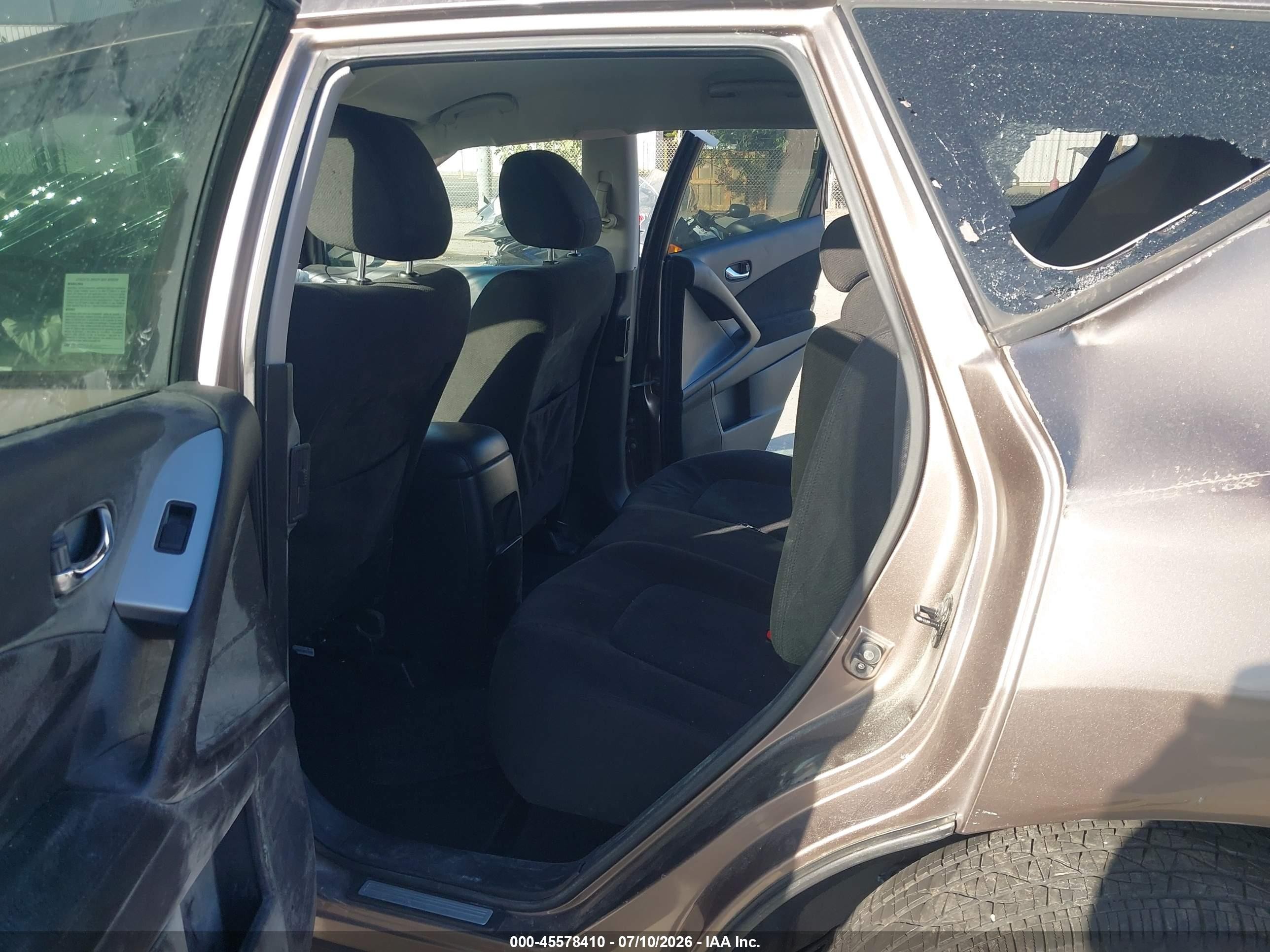 2012 Nissan Murano S Brown vin: JN8AZ1MW1CW221983