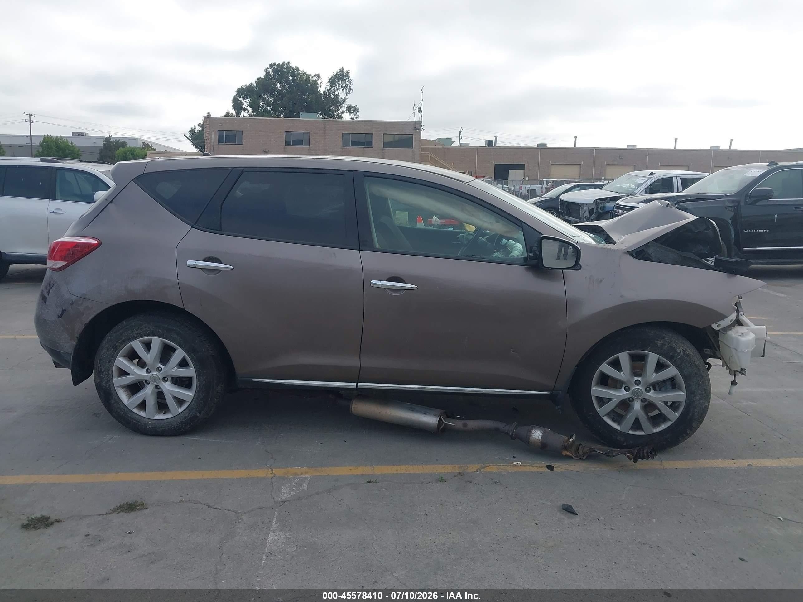 2012 Nissan Murano S Brown vin: JN8AZ1MW1CW221983