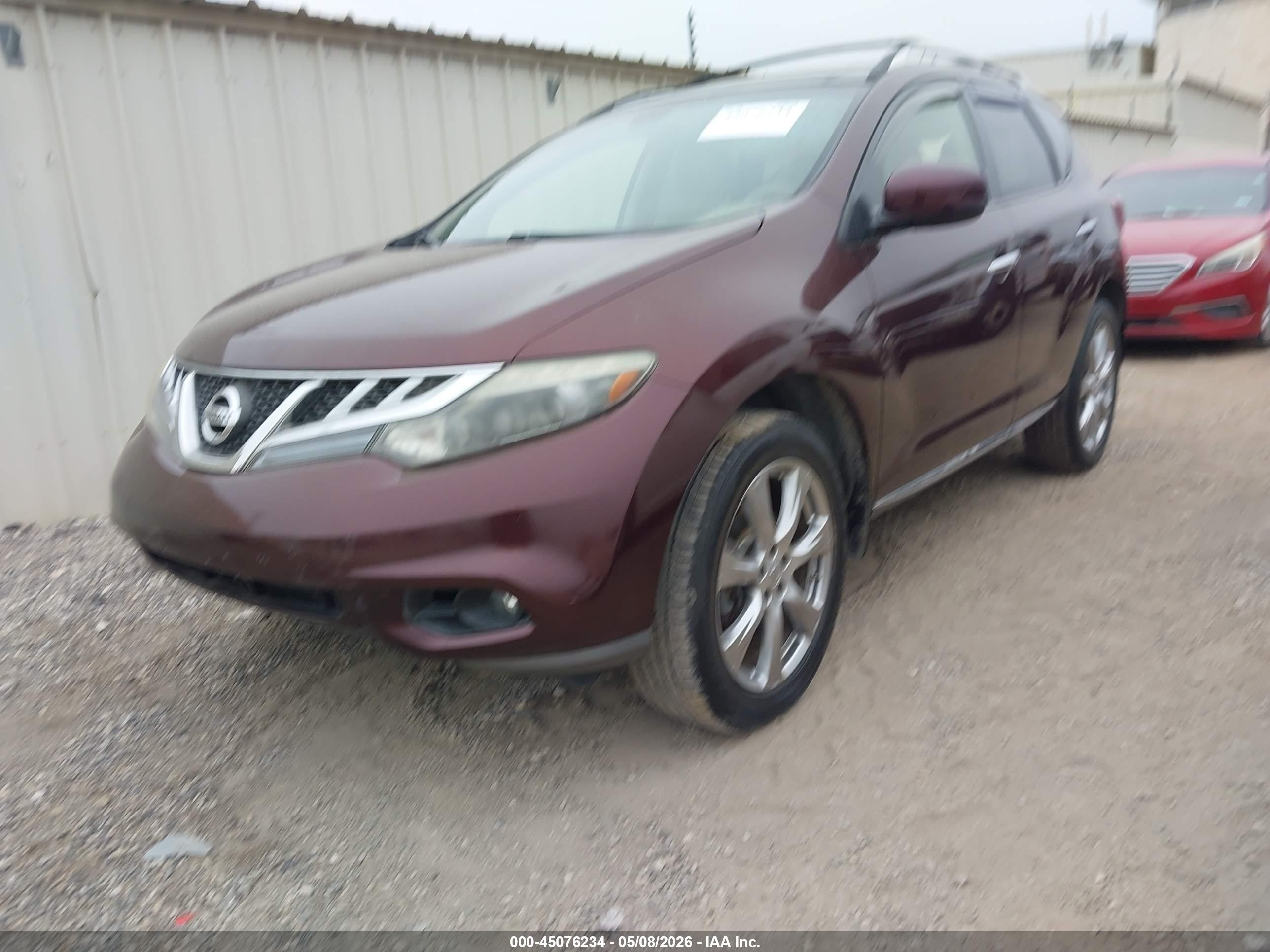 2013 Nissan Murano Le Темно-бордовый vin: JN8AZ1MW1DW323012