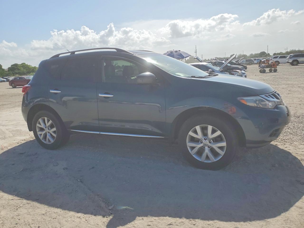 2014 Nissan Murano Sl Teal vin: JN8AZ1MW1EW508923