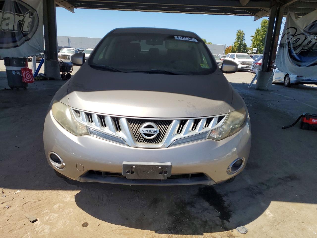 2010 Nissan Murano S Silver vin: JN8AZ1MW2AW104894