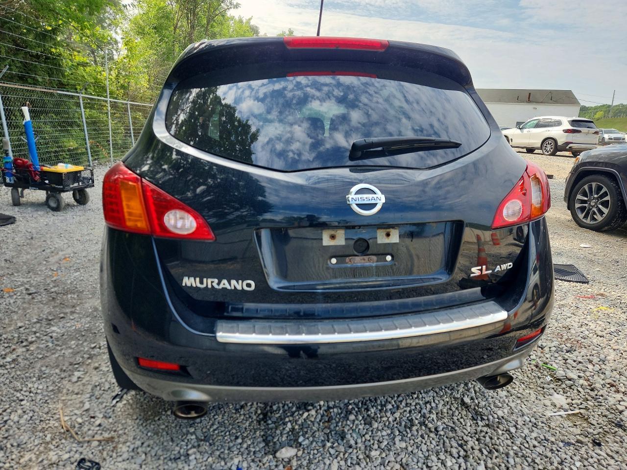 2010 Nissan Murano S Black vin: JN8AZ1MW2AW111098