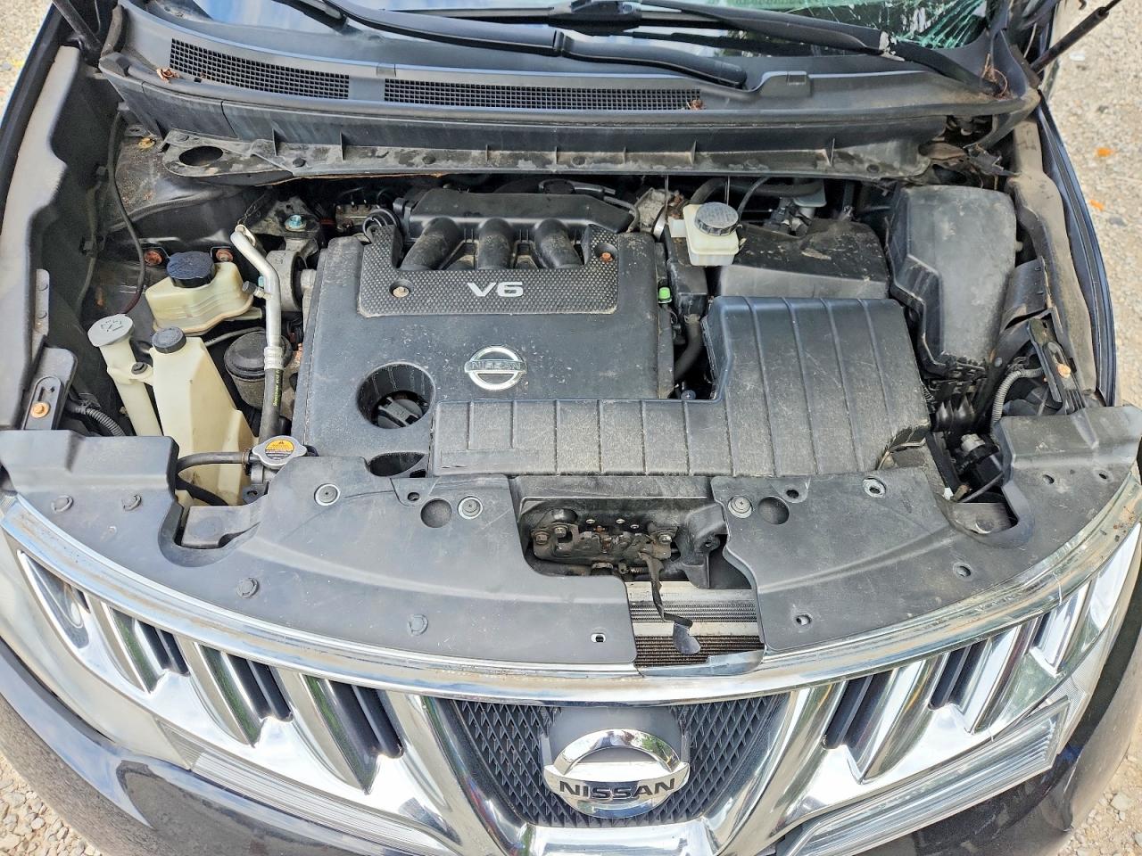 2010 Nissan Murano S Black vin: JN8AZ1MW2AW111098