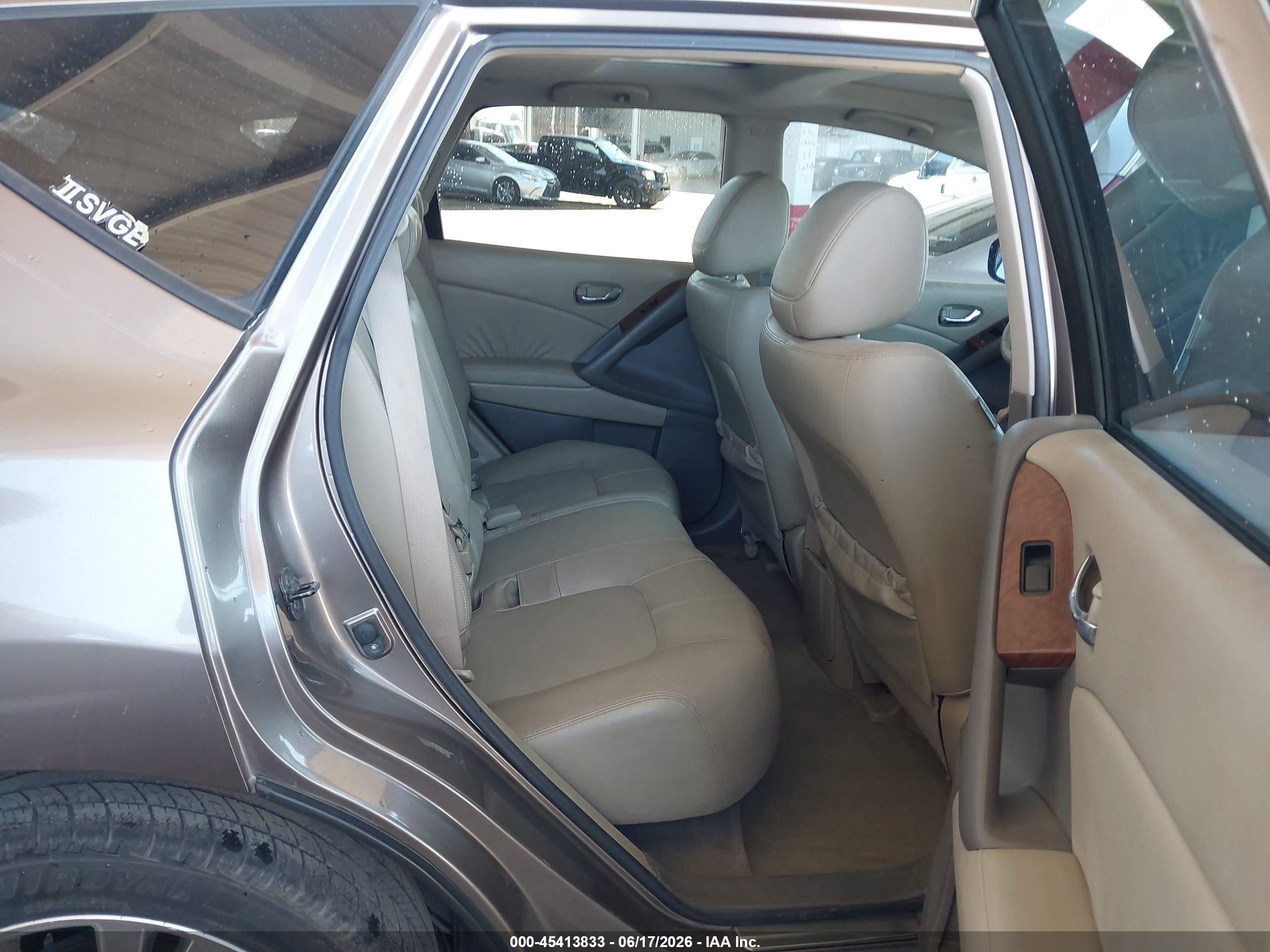2010 Nissan Murano Le Brown vin: JN8AZ1MW2AW114938