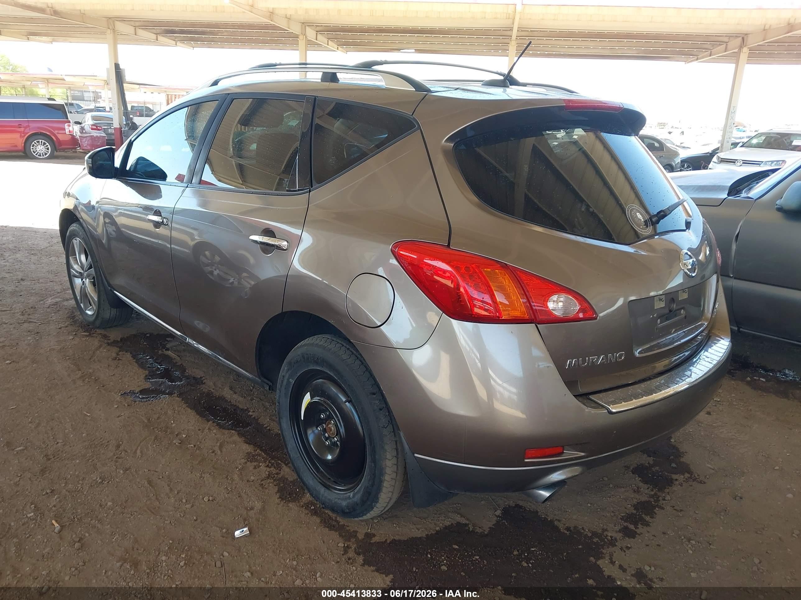 2010 Nissan Murano Le Brown vin: JN8AZ1MW2AW114938