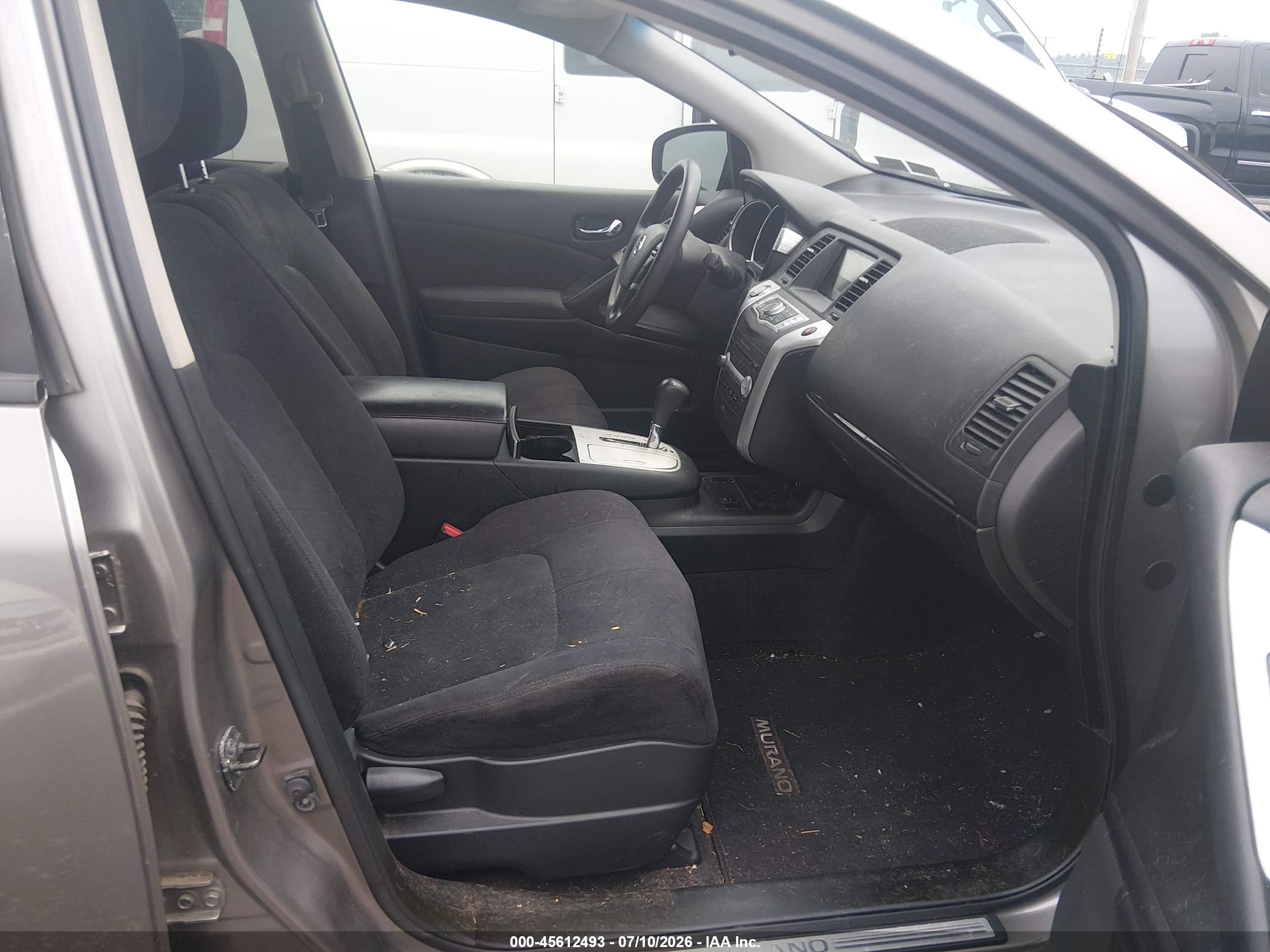 2010 Nissan Murano S Gray vin: JN8AZ1MW2AW116138