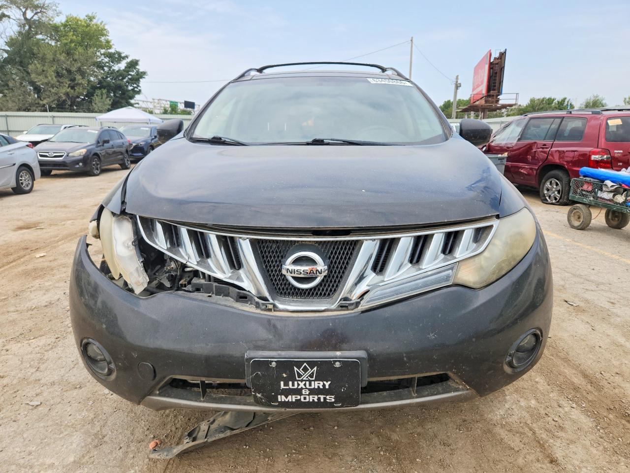 2010 Nissan Murano S Black vin: JN8AZ1MW2AW136972