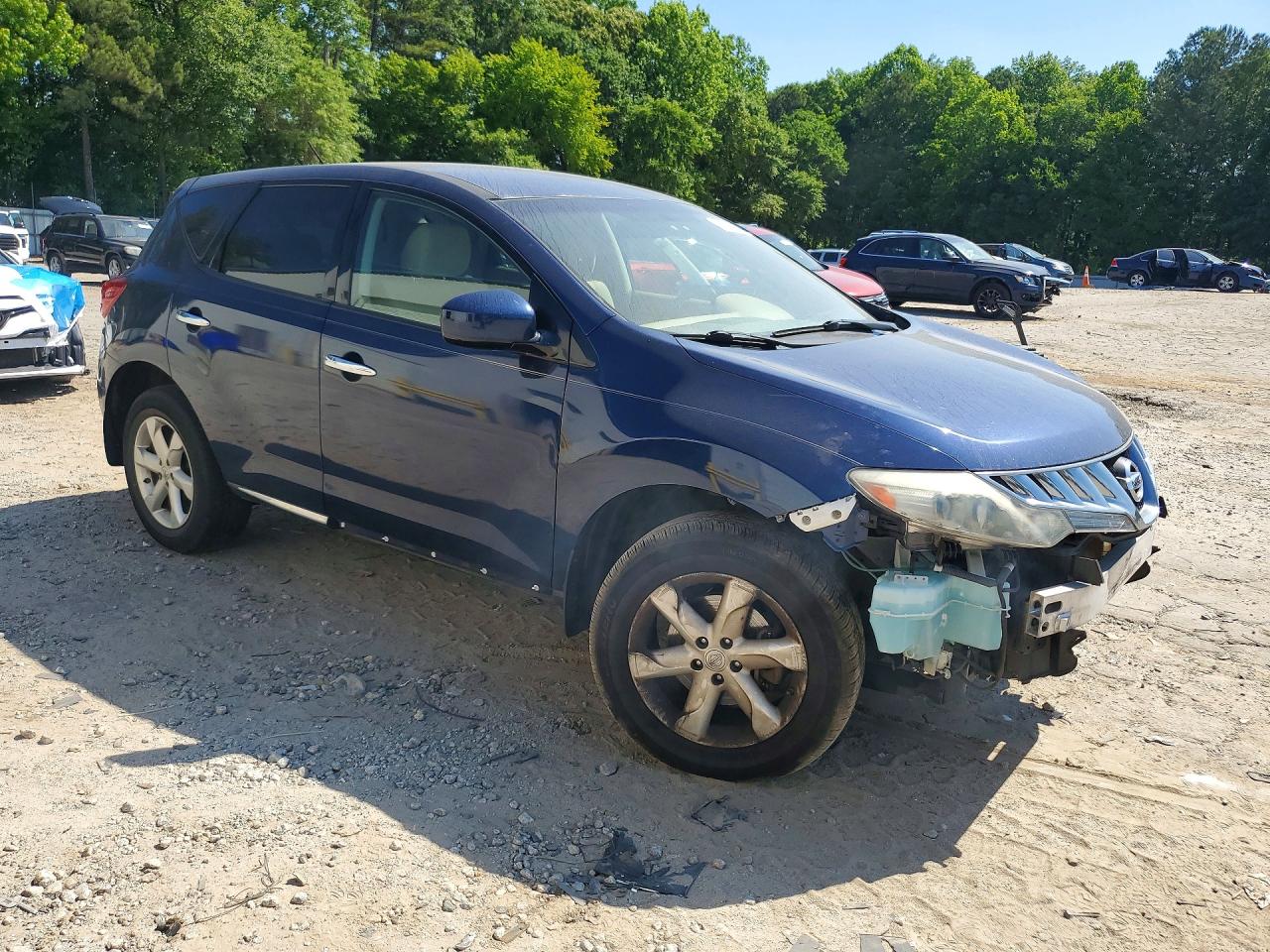 2010 Nissan Murano S Синий vin: JN8AZ1MW2AW137572