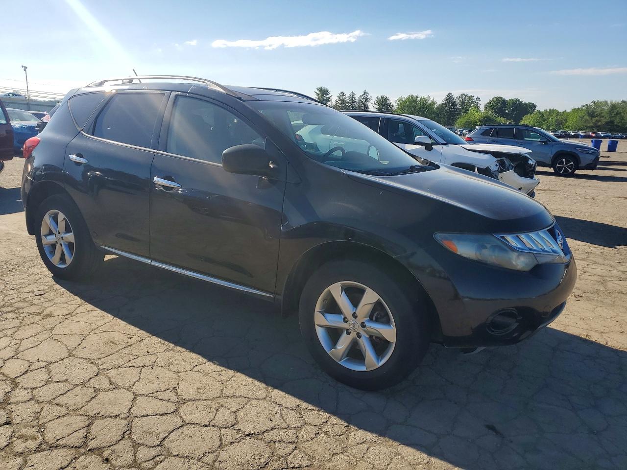 2010 Nissan Murano S Black vin: JN8AZ1MW2AW139418