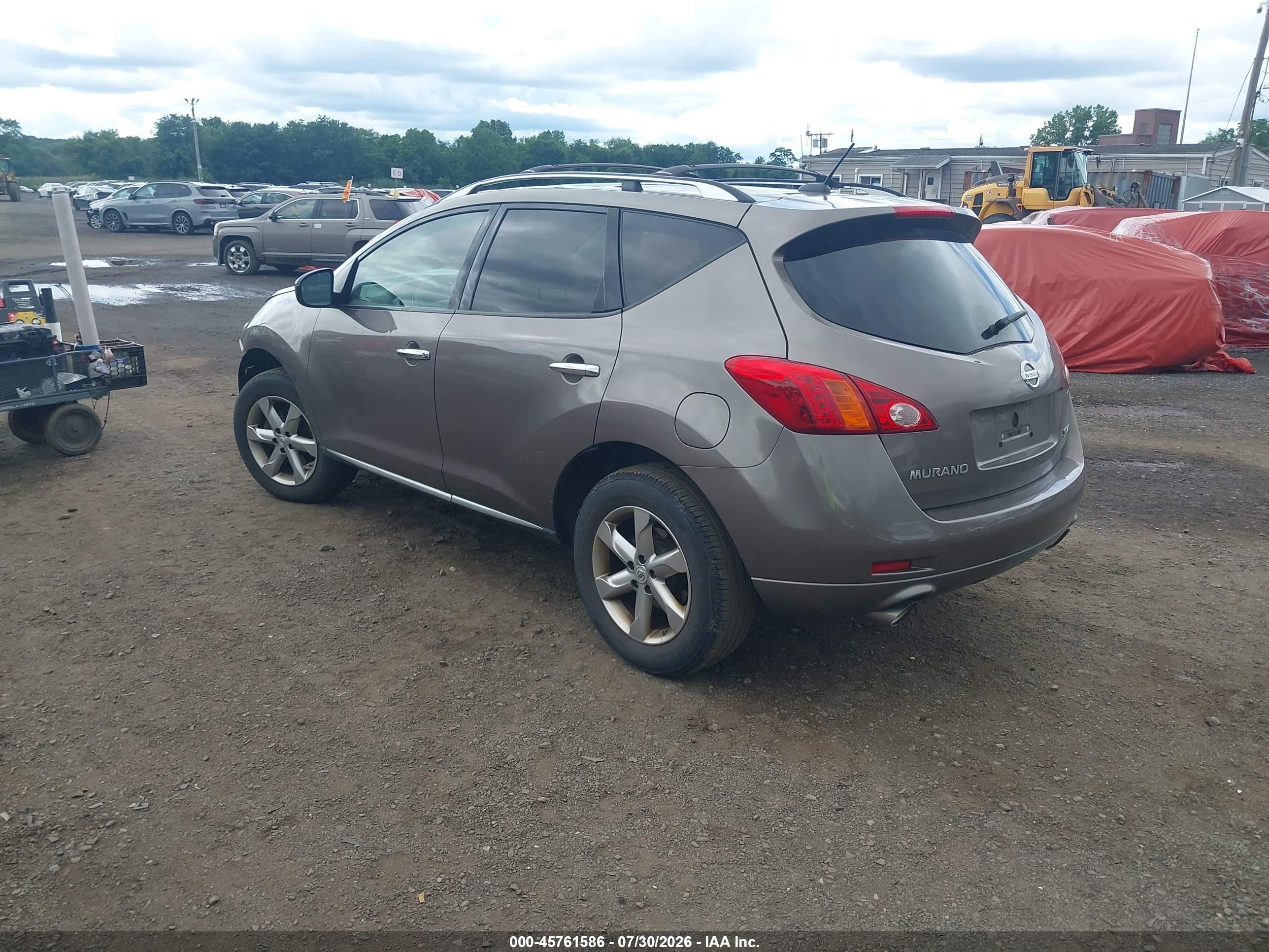 2010 Nissan Murano Sl Brown vin: JN8AZ1MW2AW140178