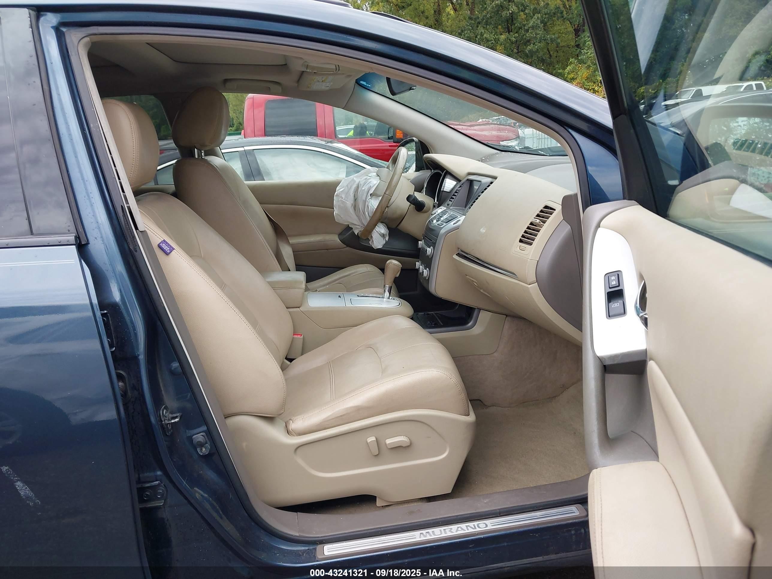 2011 Nissan Murano Sv Серый vin: JN8AZ1MW2BW167043