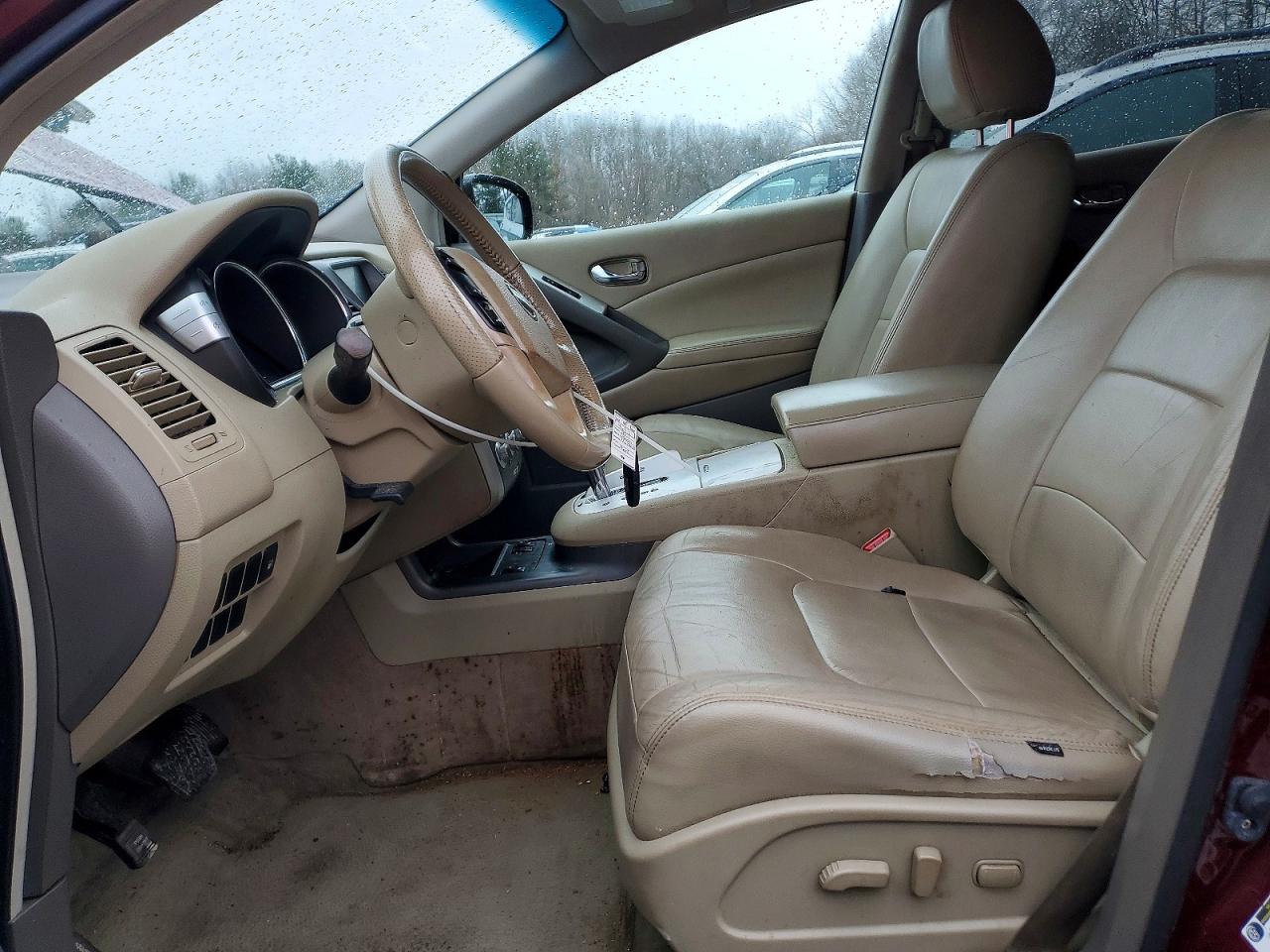 2011 Nissan Murano S Бордовый vin: JN8AZ1MW2BW171190