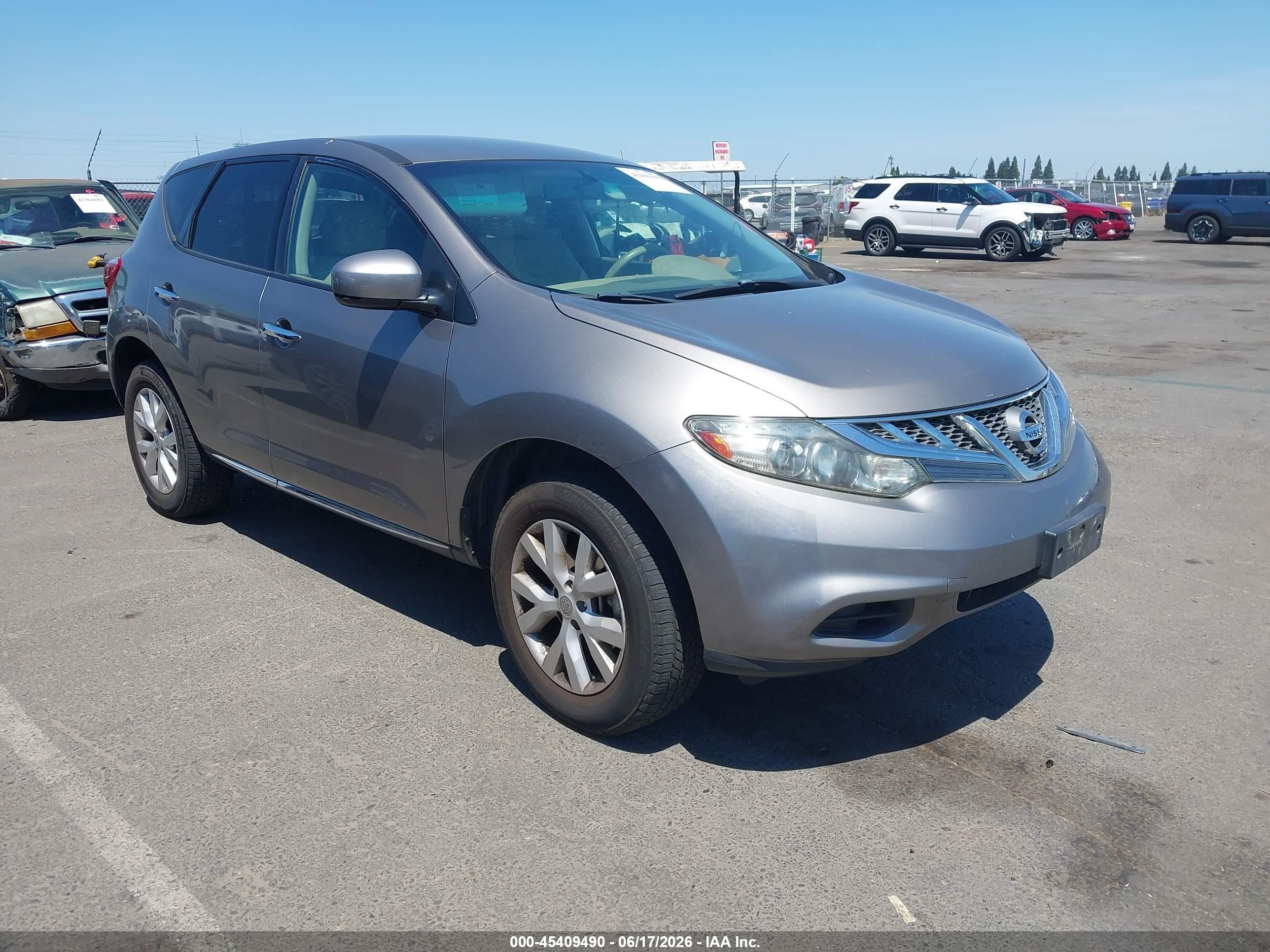 2011 Nissan Murano S Gray vin: JN8AZ1MW2BW175403