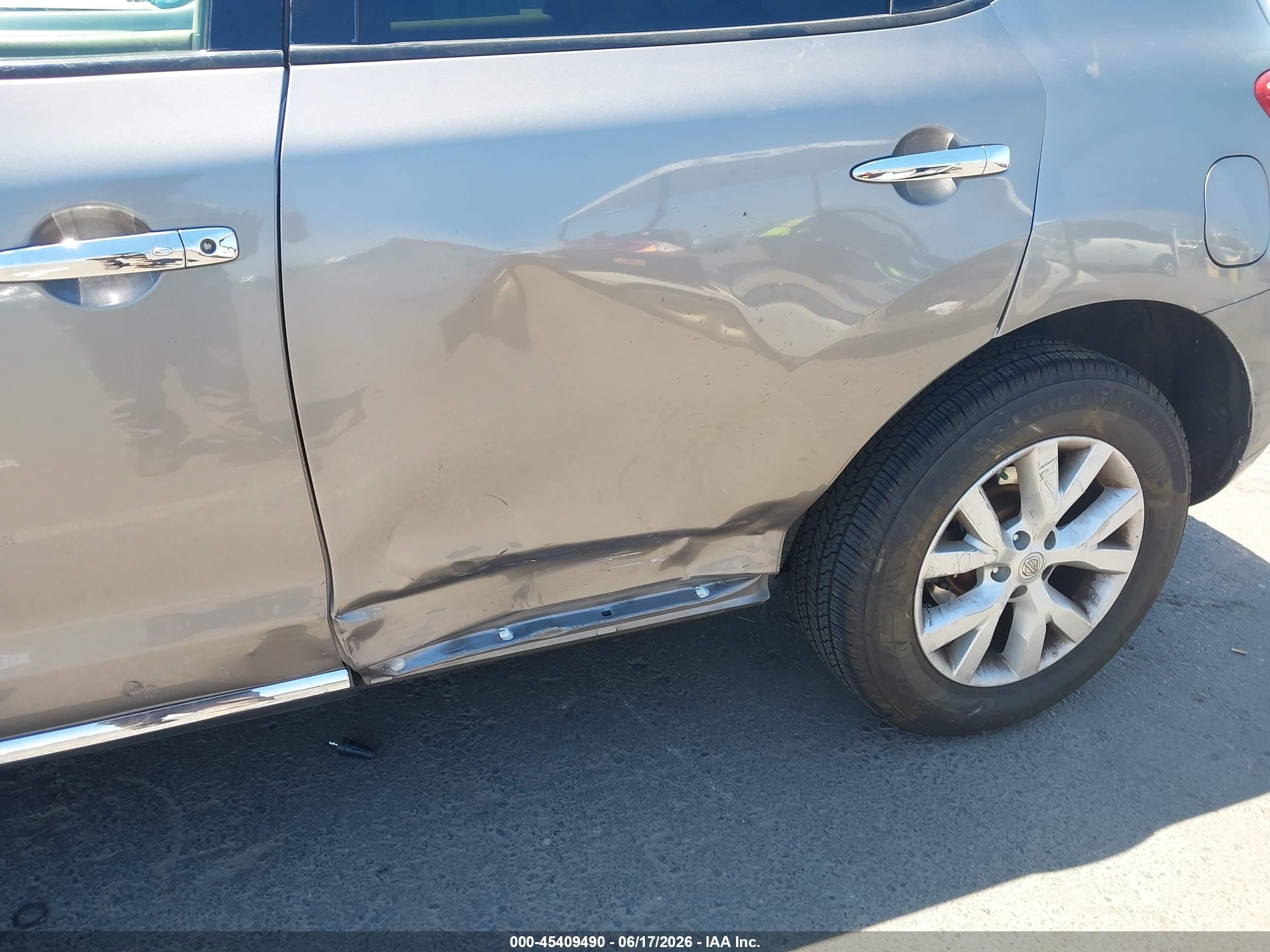2011 Nissan Murano S Gray vin: JN8AZ1MW2BW175403