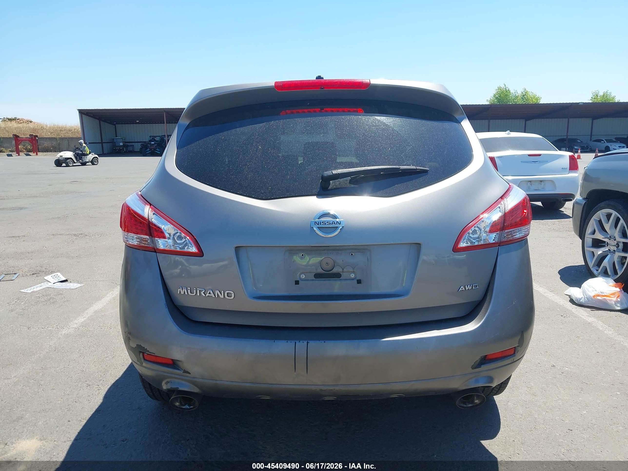 2011 Nissan Murano S Gray vin: JN8AZ1MW2BW175403