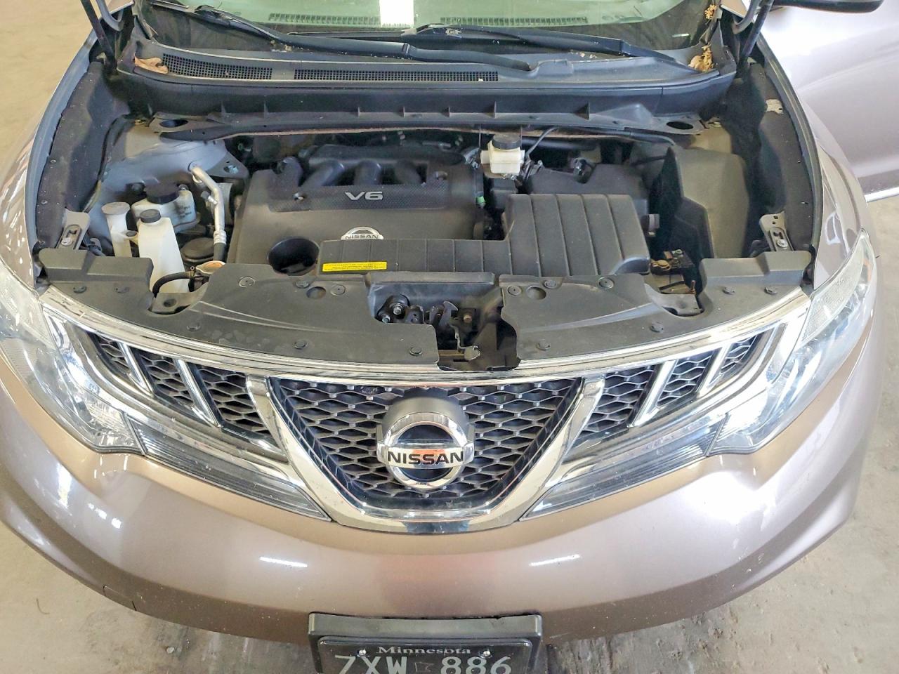 2011 Nissan Murano S Коричневый vin: JN8AZ1MW2BW178978