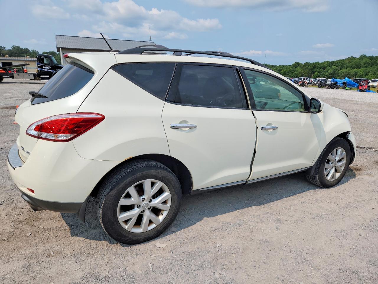 2011 Nissan Murano S Белый vin: JN8AZ1MW2BW181783