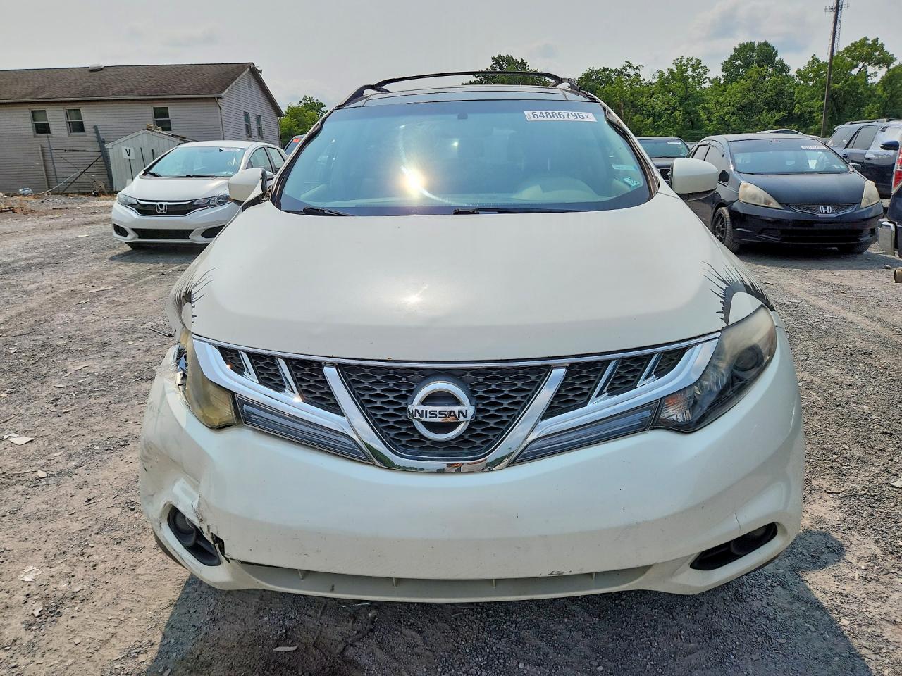 2011 Nissan Murano S Белый vin: JN8AZ1MW2BW181783