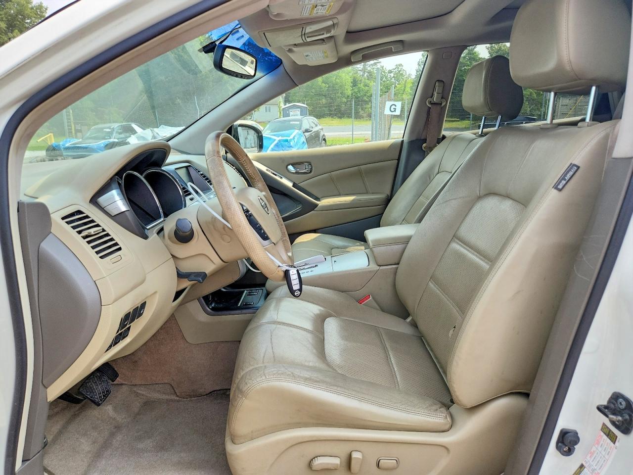 2011 Nissan Murano S Белый vin: JN8AZ1MW2BW181783
