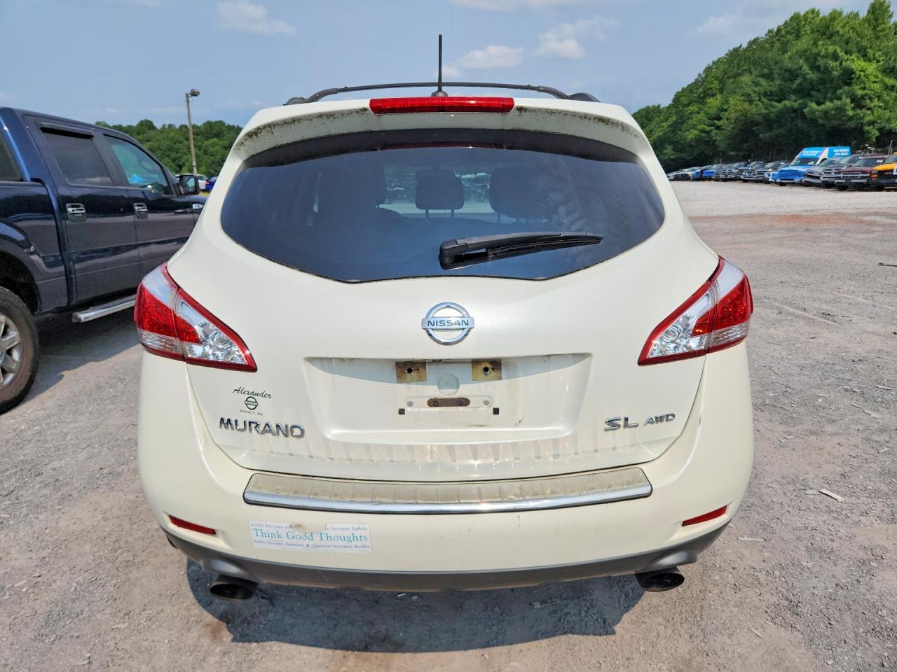2011 Nissan Murano S Белый vin: JN8AZ1MW2BW181783