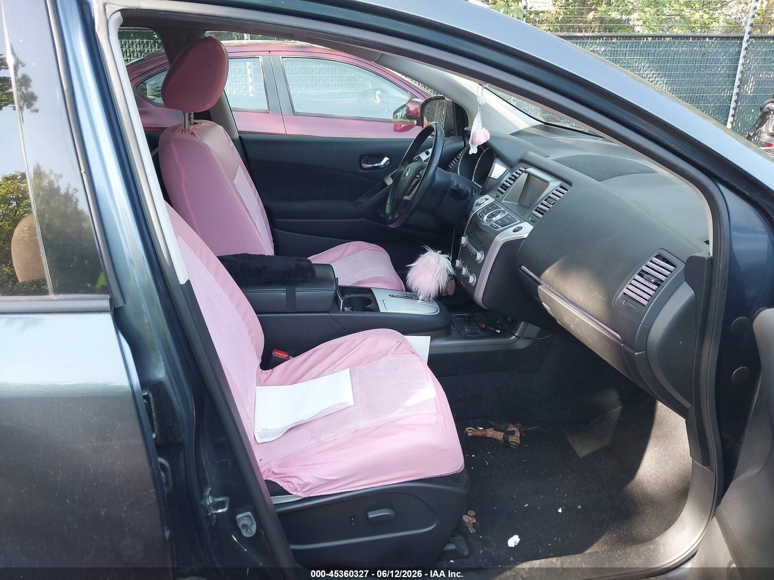 2012 Nissan Murano Sv Синий vin: JN8AZ1MW2CW205209