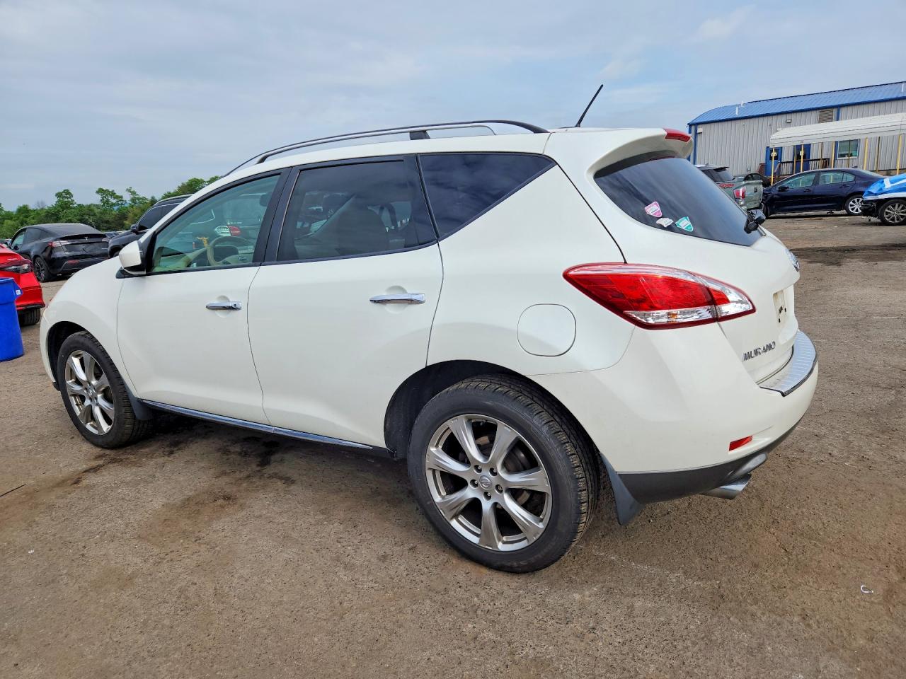 2012 Nissan Murano S White vin: JN8AZ1MW2CW217599