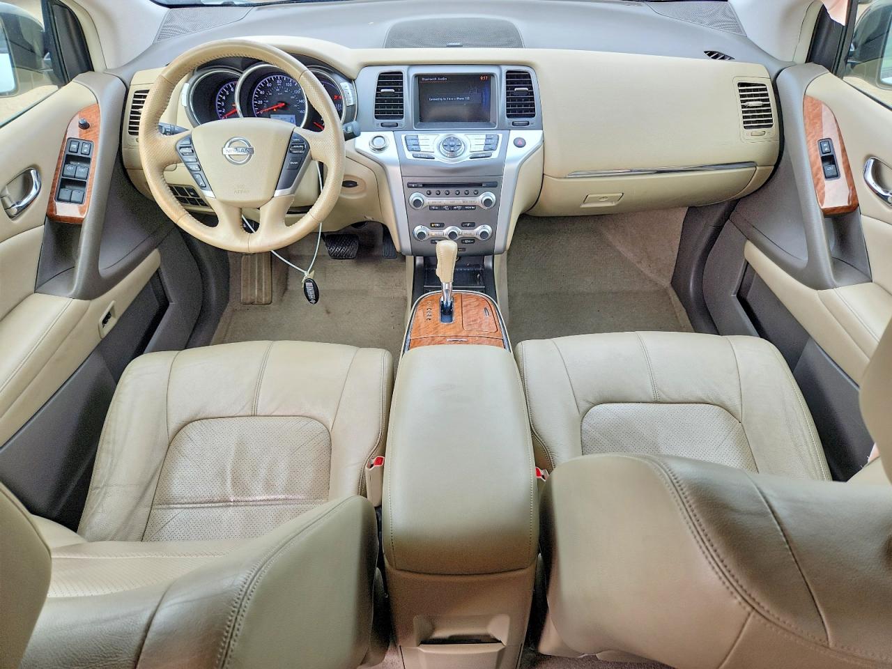 2012 Nissan Murano S White vin: JN8AZ1MW2CW217599