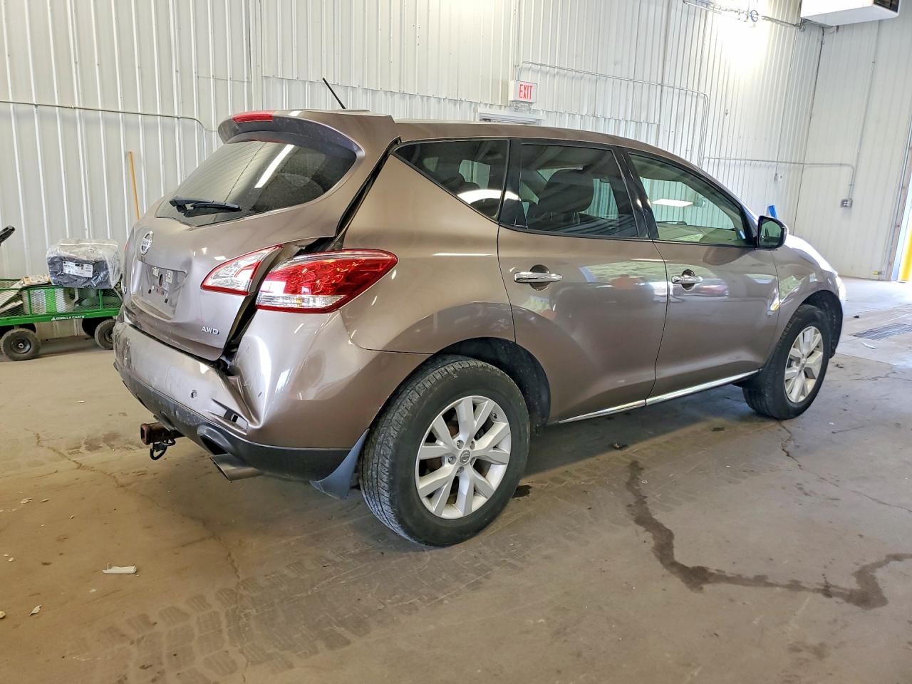 2012 Nissan Murano S Brown vin: JN8AZ1MW2CW219434
