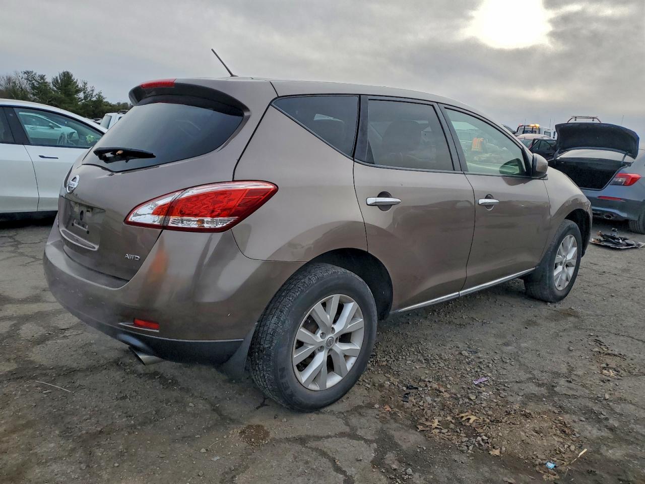 2012 Nissan Murano S Brown vin: JN8AZ1MW2CW222379