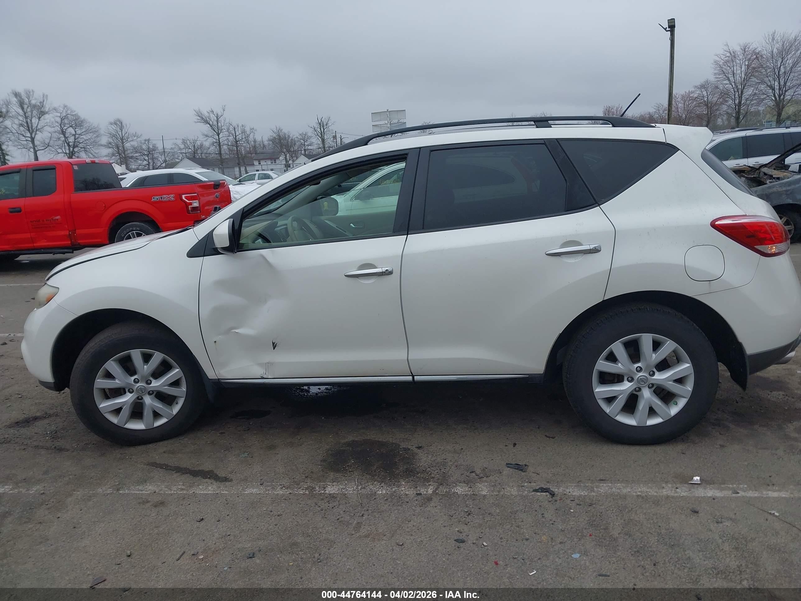 2012 Nissan Murano Sl Белый vin: JN8AZ1MW2CW223614