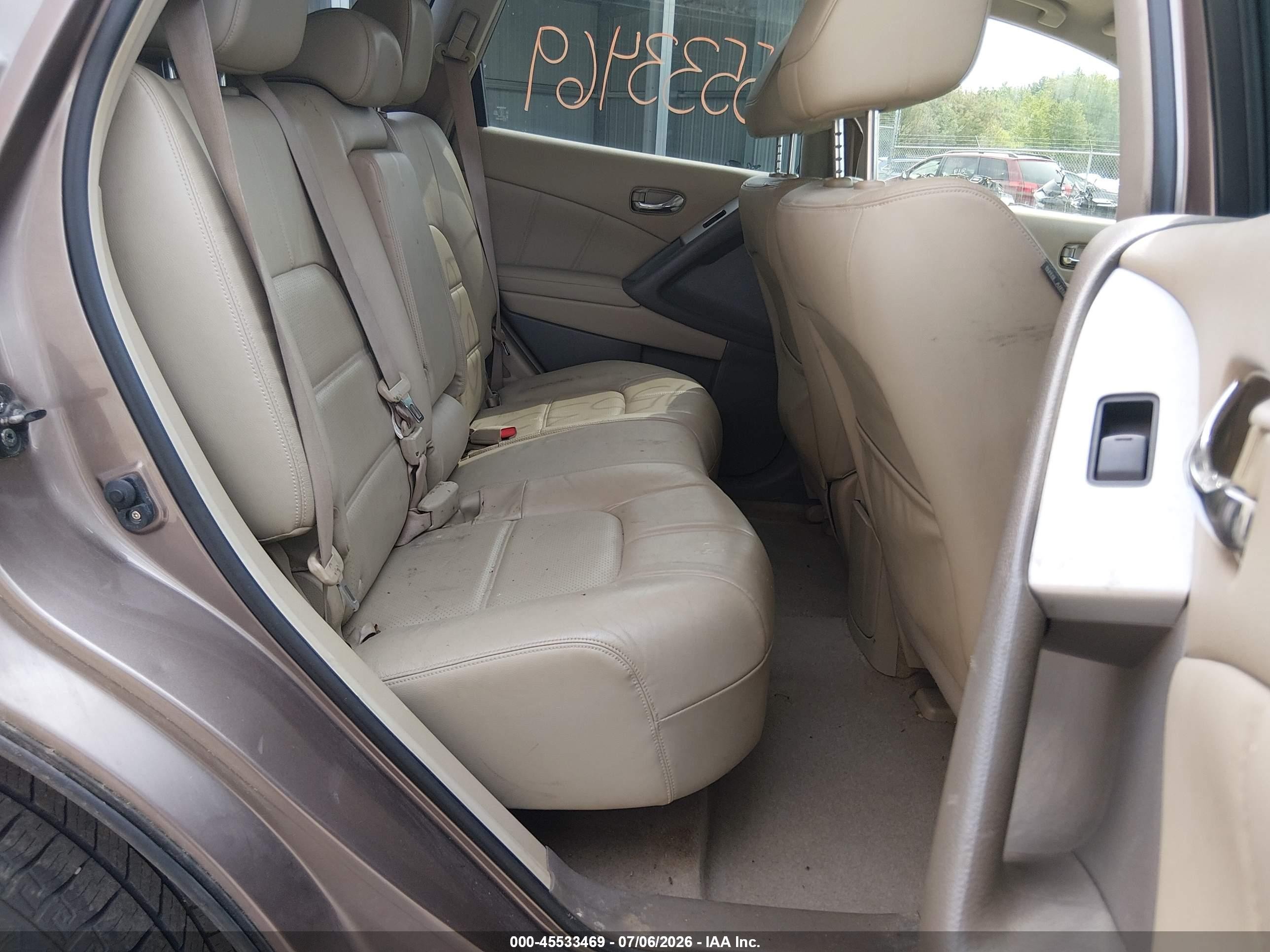 2012 Nissan Murano Sl Серый vin: JN8AZ1MW2CW232510