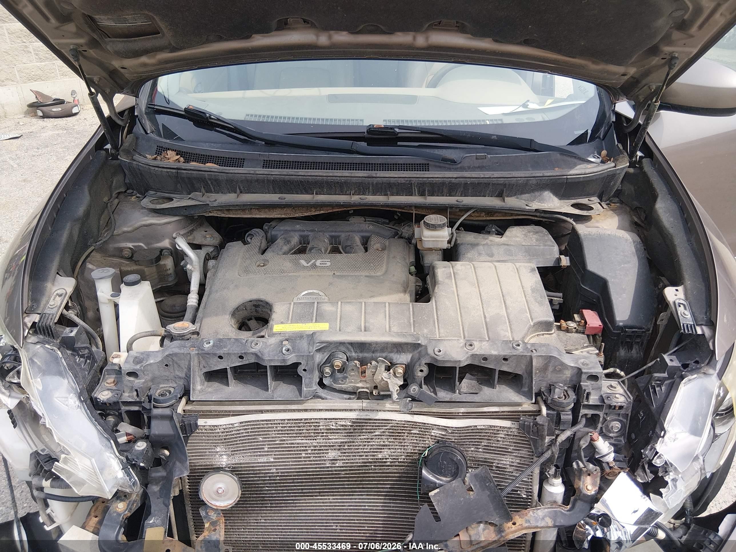 2012 Nissan Murano Sl Серый vin: JN8AZ1MW2CW232510