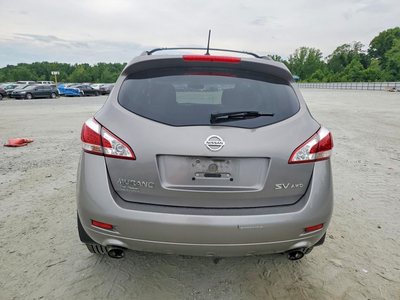 2012 Nissan Murano S Серый vin: JN8AZ1MW2CW238873