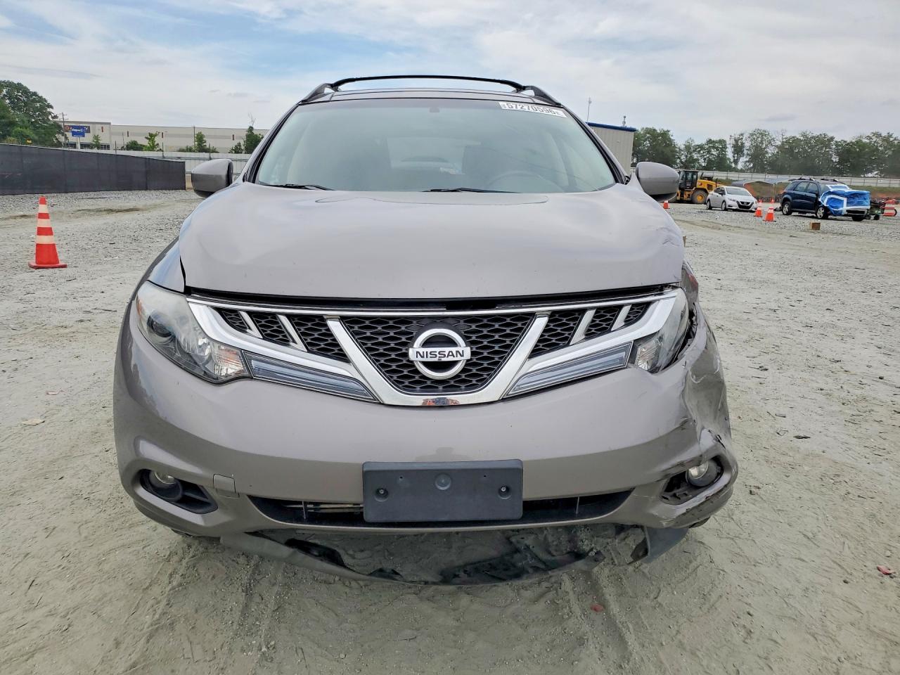 2012 Nissan Murano S Серый vin: JN8AZ1MW2CW238873
