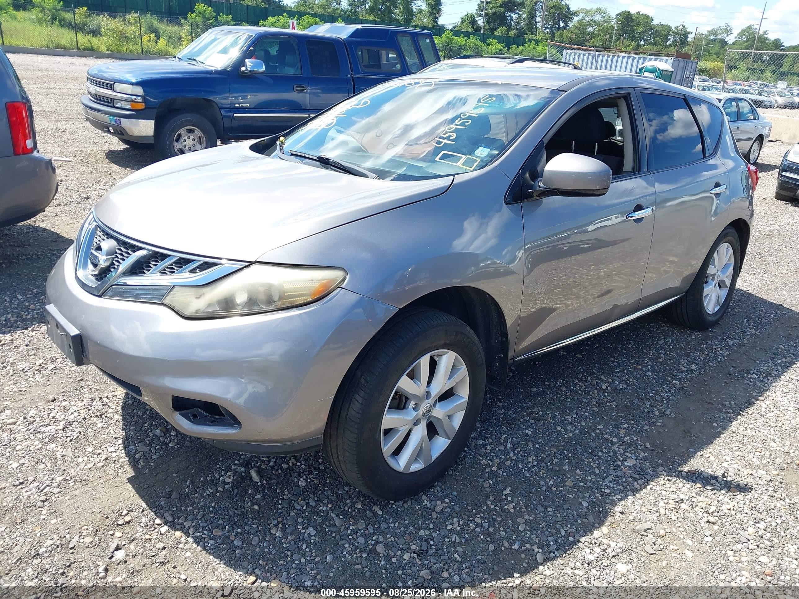 2012 Nissan Murano S Gray vin: JN8AZ1MW2CW239036