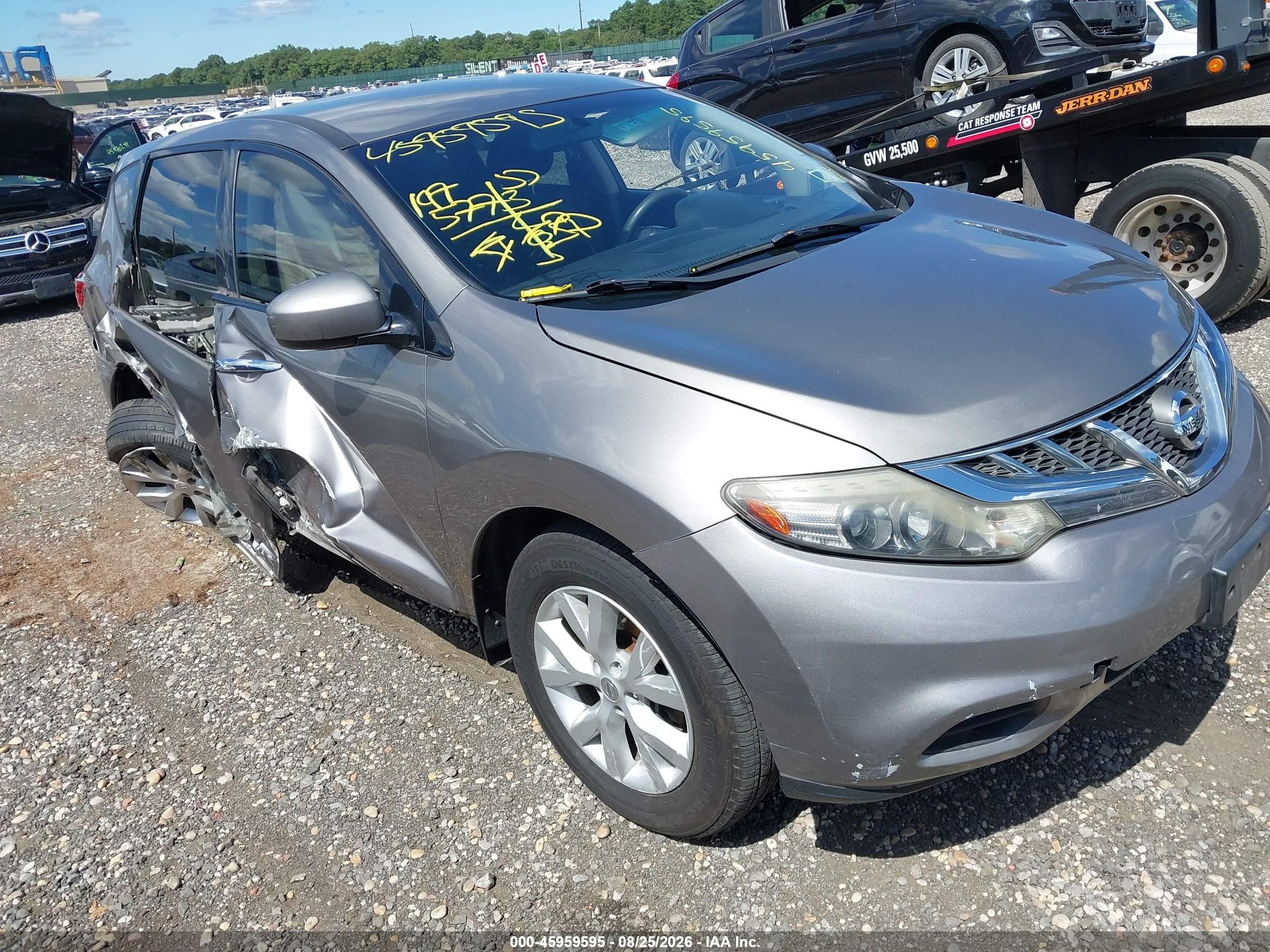 2012 Nissan Murano S Gray vin: JN8AZ1MW2CW239036
