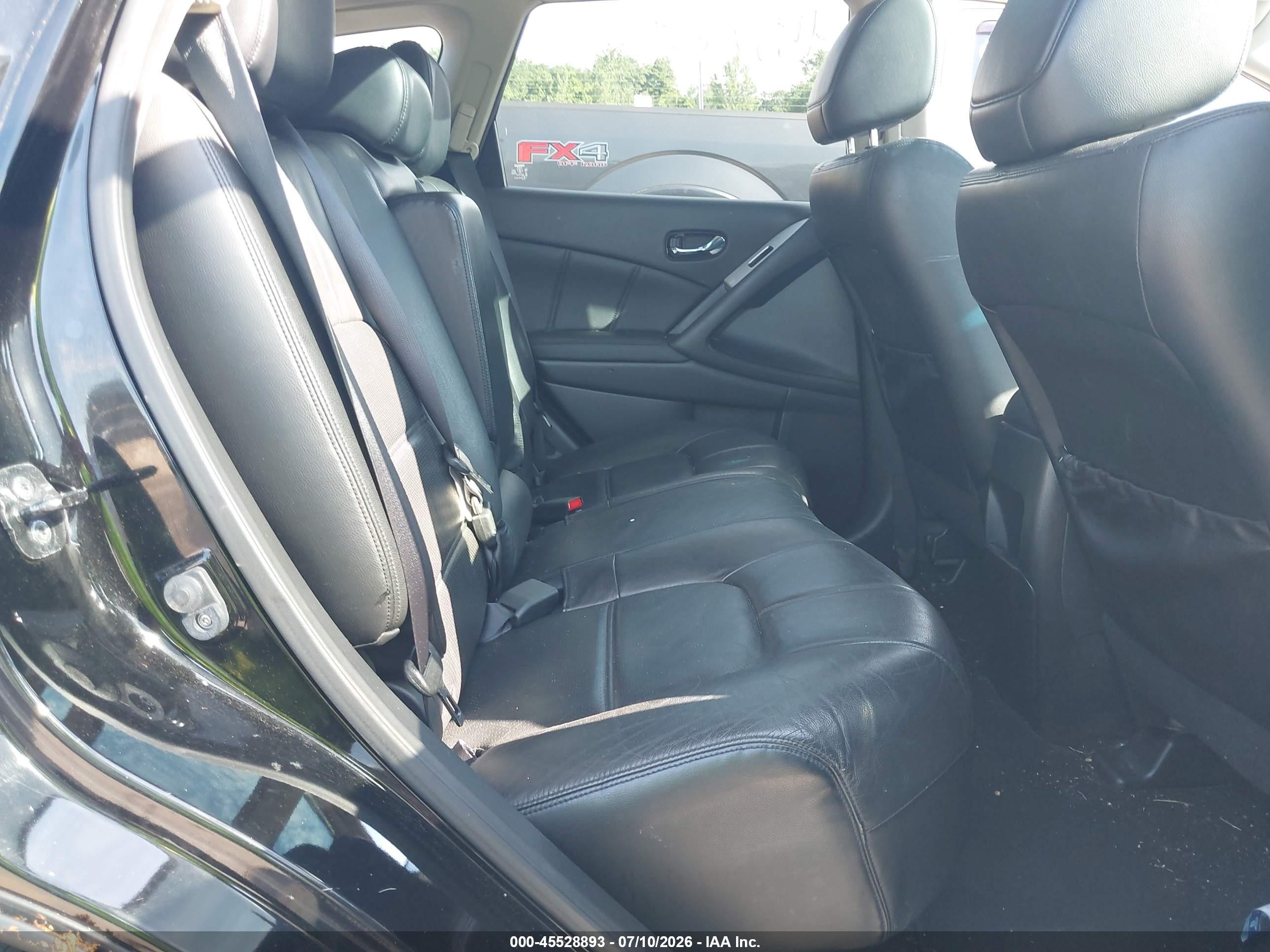 2012 Nissan Murano Sl Black vin: JN8AZ1MW2CW240154