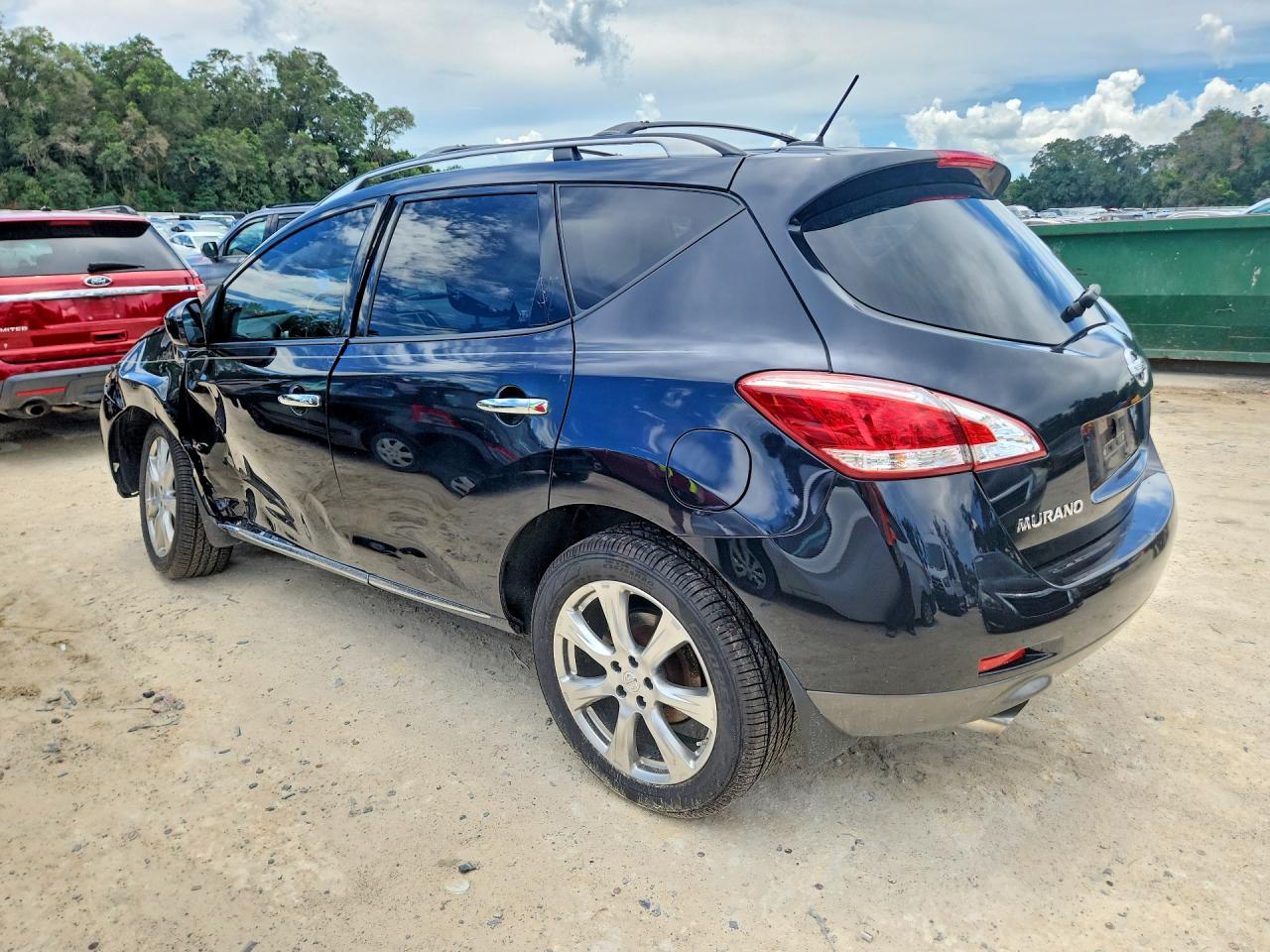 2013 Nissan Murano S Black vin: JN8AZ1MW2DW301701