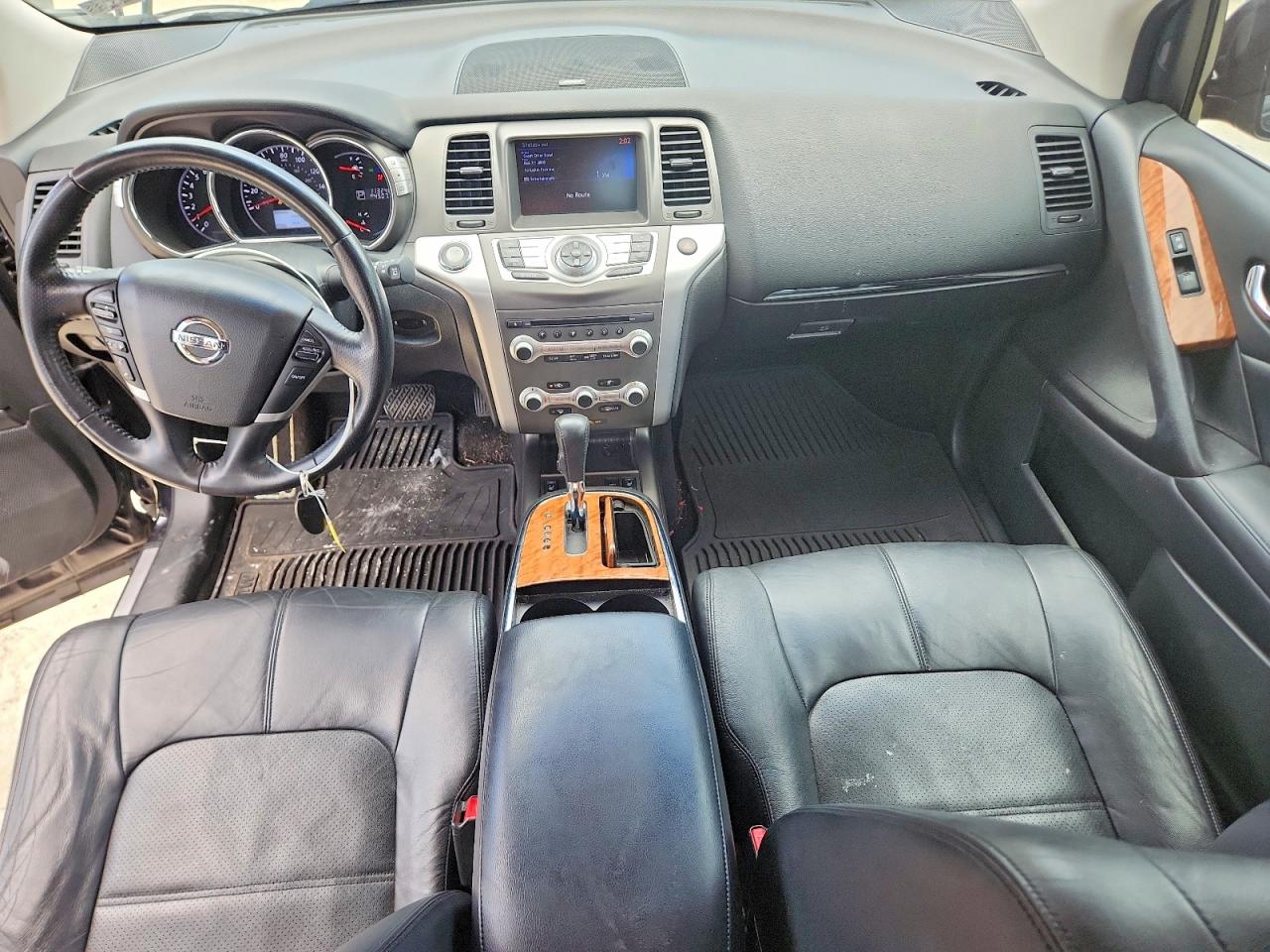 2013 Nissan Murano S Black vin: JN8AZ1MW2DW301701