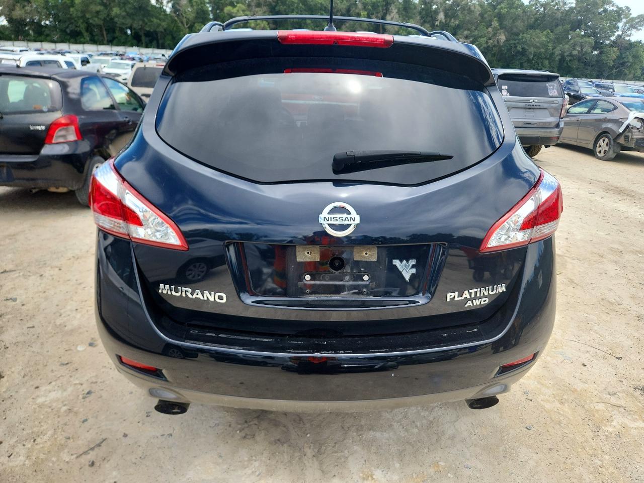 2013 Nissan Murano S Black vin: JN8AZ1MW2DW301701