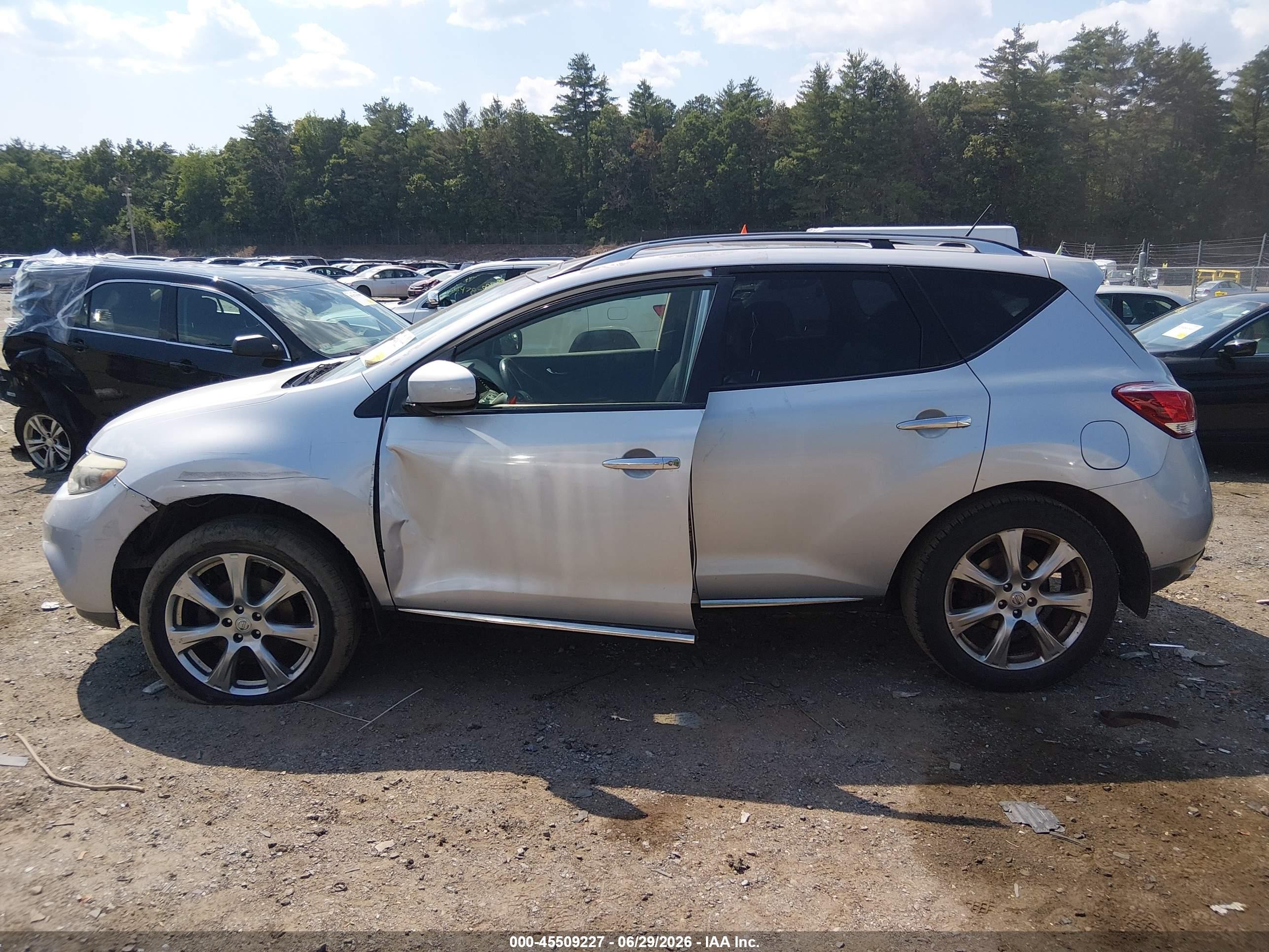 2013 Nissan Murano Le Silver vin: JN8AZ1MW2DW301715