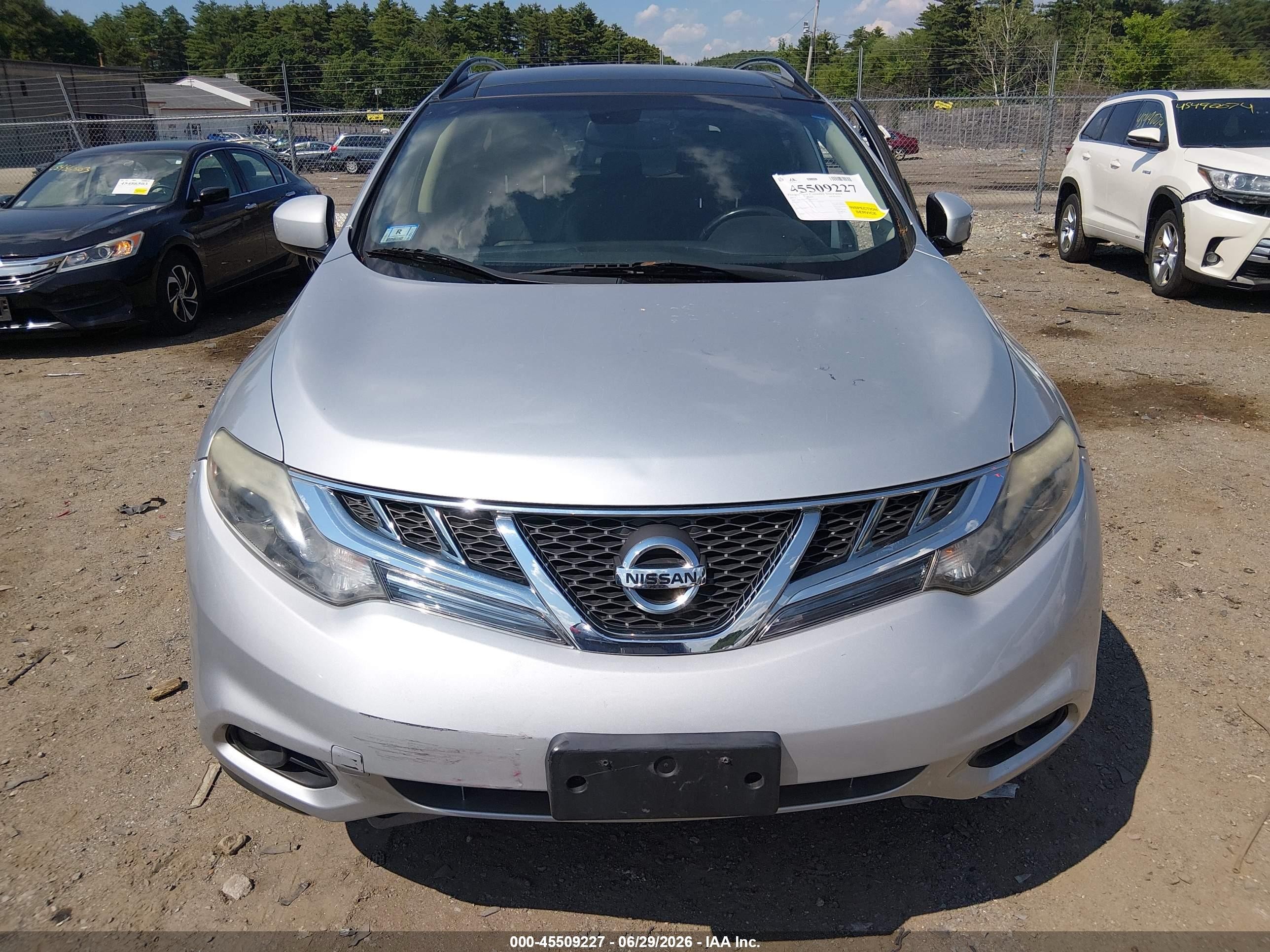 2013 Nissan Murano Le Silver vin: JN8AZ1MW2DW301715