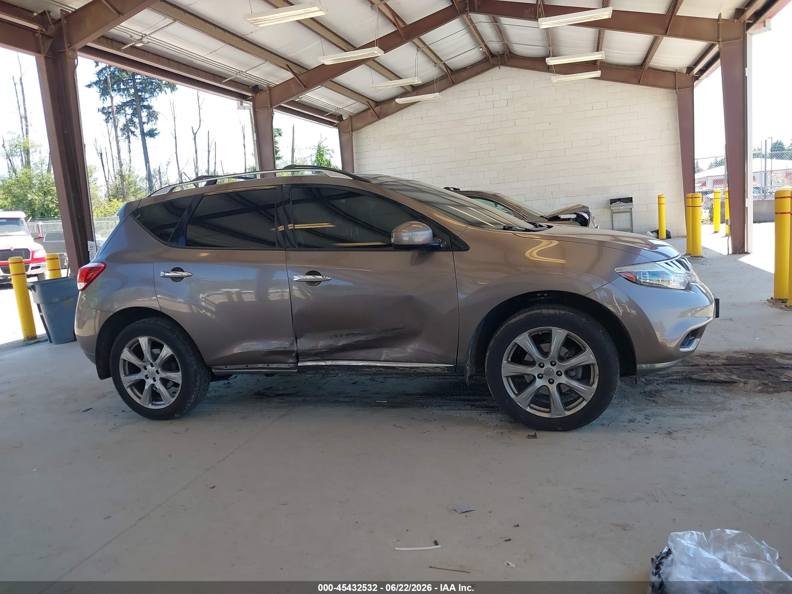 2013 Nissan Murano Le Brown vin: JN8AZ1MW2DW303254